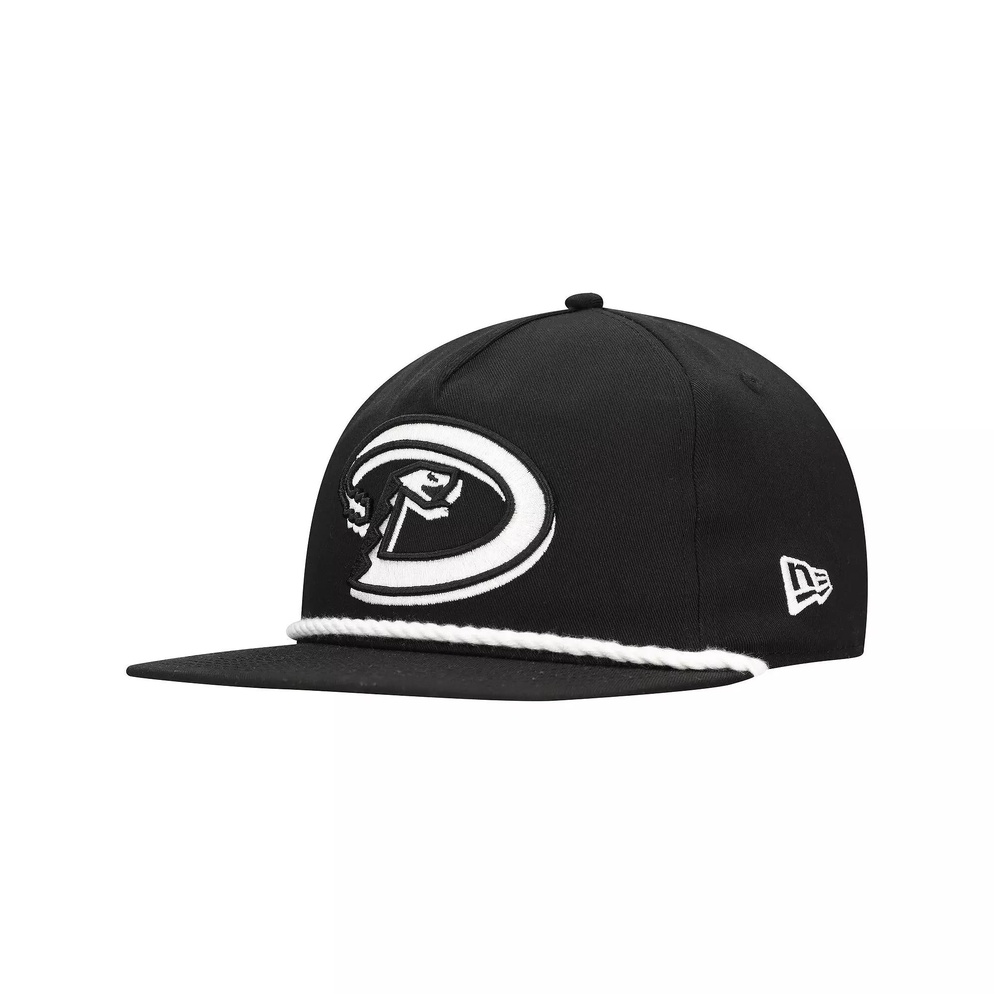 Men's New Era Black Arizona Diamondbacks Golfer Snapback Hat Product Image