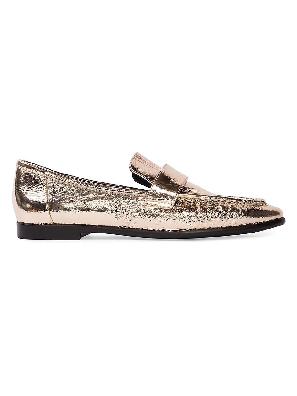 Womens Arrow Metallic Loafers Product Image