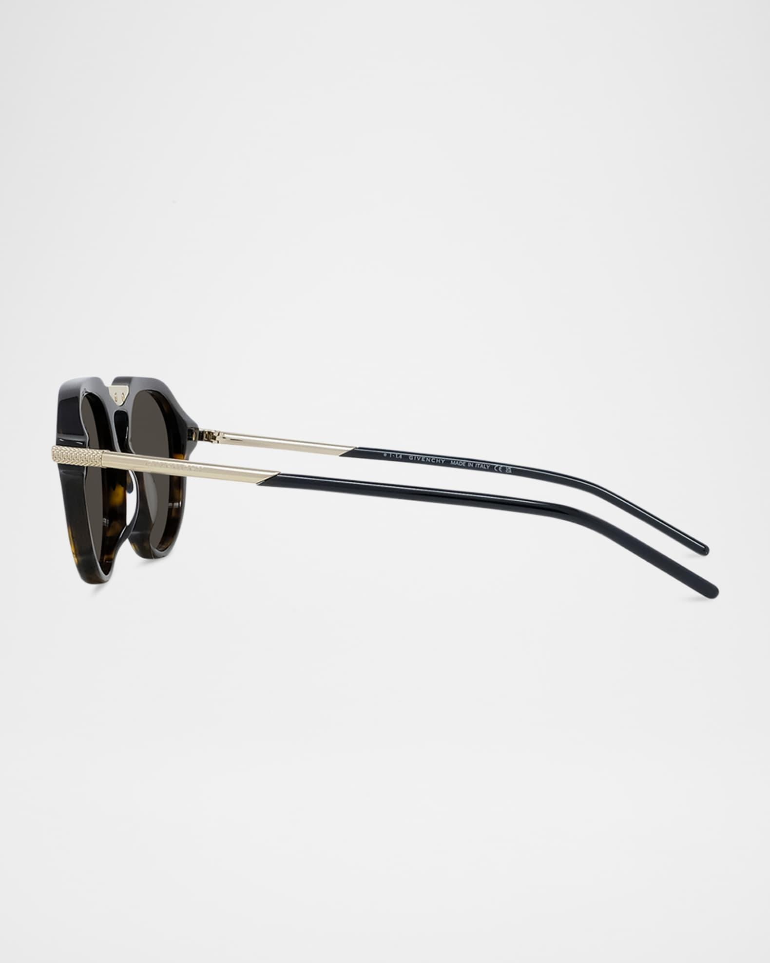 Men's GV One Acetate and Nylon Round Sunglasses Product Image