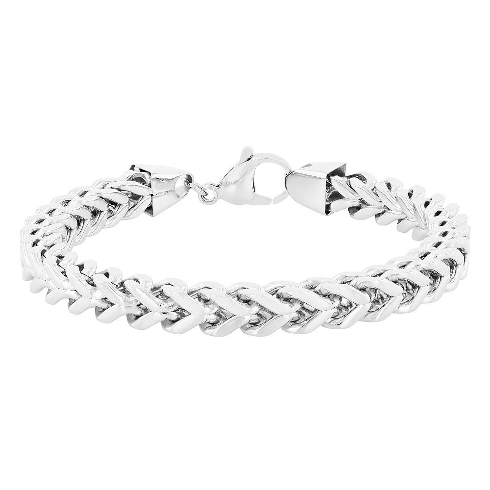 Men's Jewelry Nation Stainless Steel Franco Link Bracelet,  Product Image