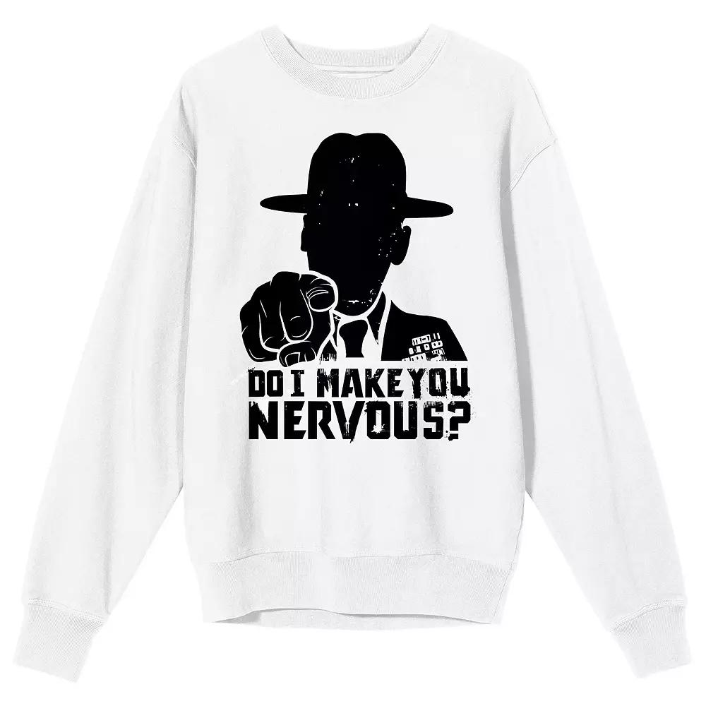 Men's Full Metal Jacket Gunner Sgt. Hartman "Nervous" Long Sleeve Graphic Tee,  Product Image