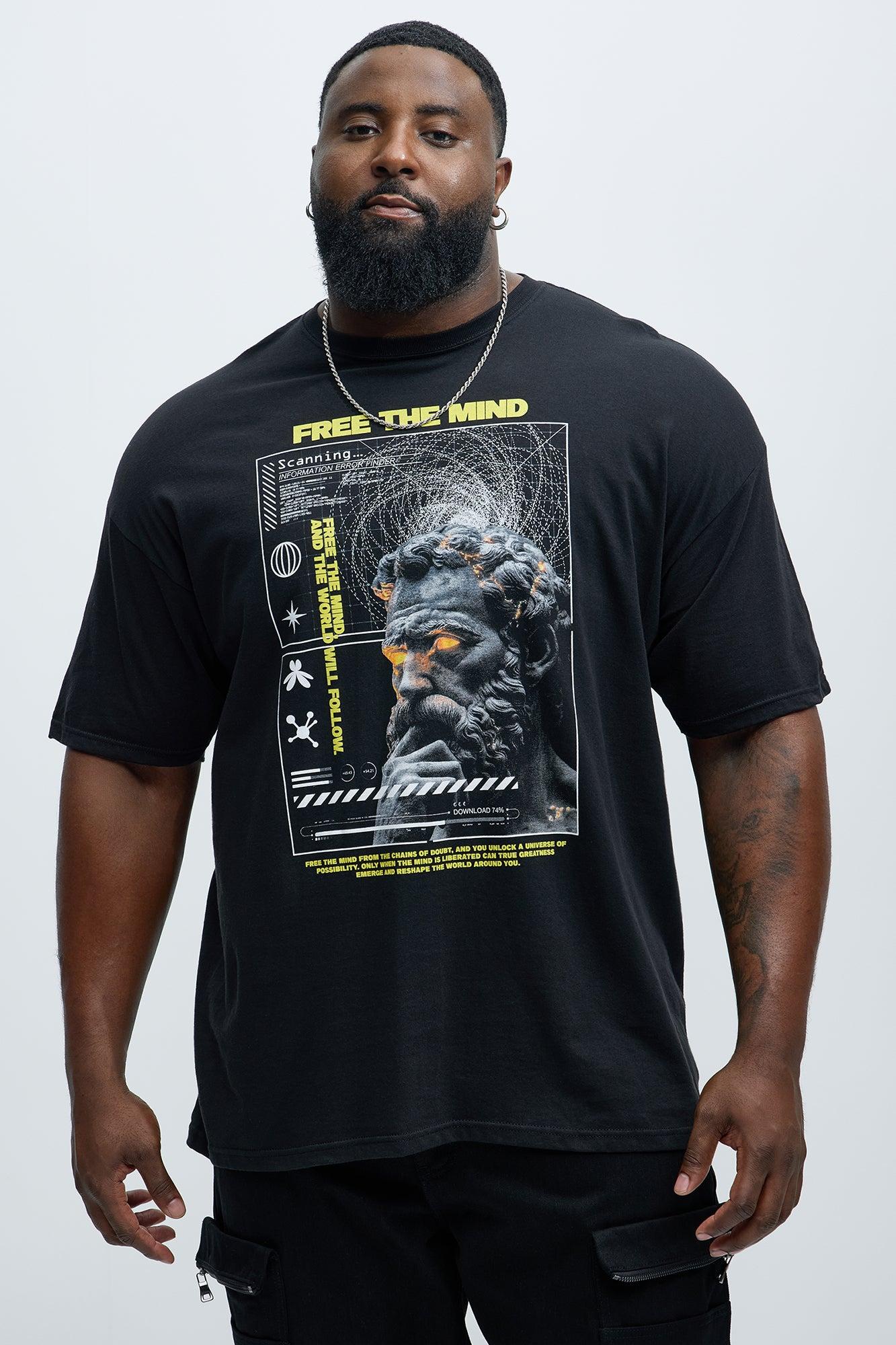 Free The Mind Short Sleeve Tee - Black Product Image