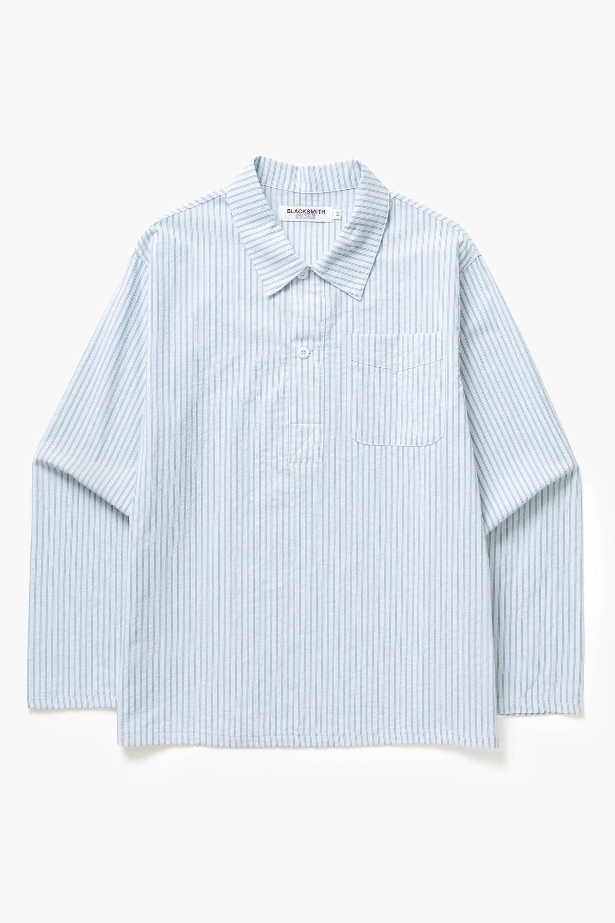 Blacksmith - Striped Two Button Popover - Green Product Image