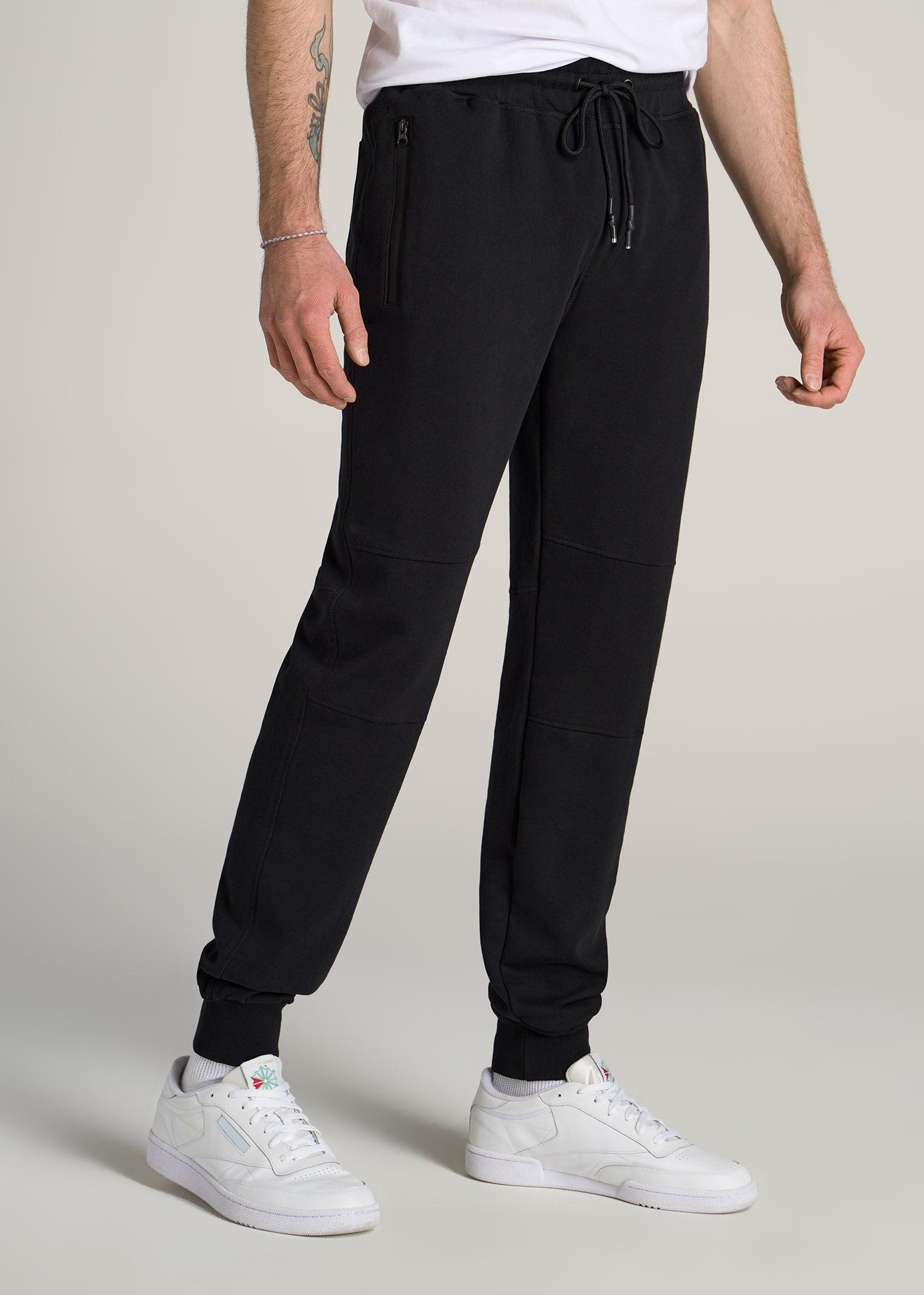 Wearever French Terry Joggers for Tall Men in Black Male Product Image