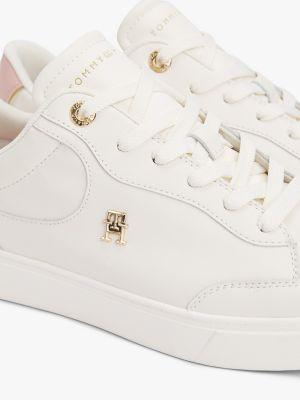 Monogram Leather Court Sneaker Product Image