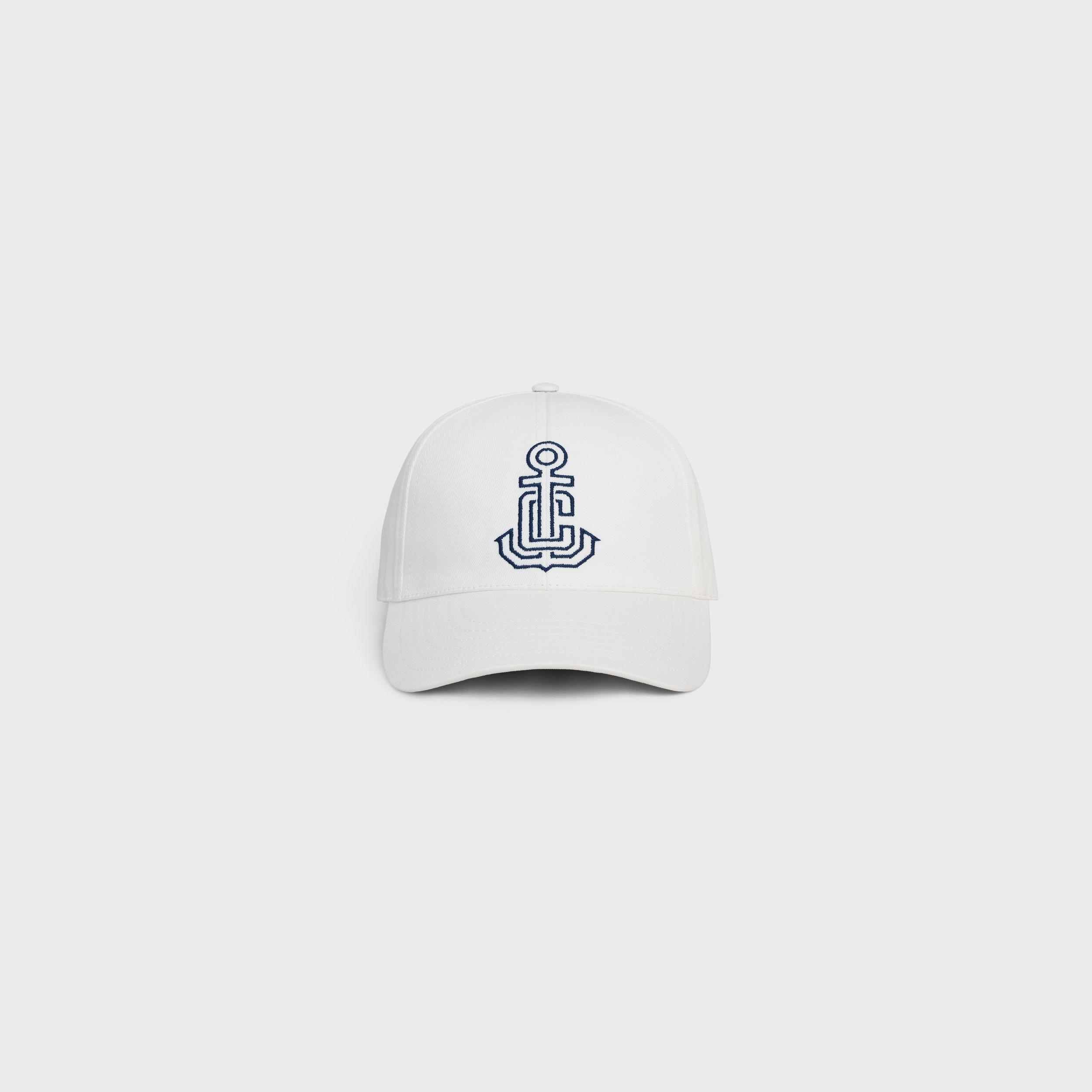 anchor baseball cap in washed cotton Product Image