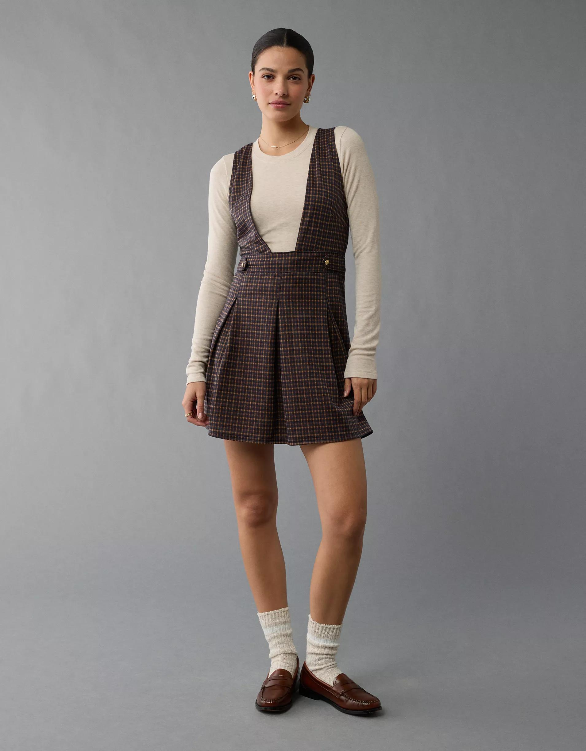 AE It Knit Pinafore Mini Dress Product Image
