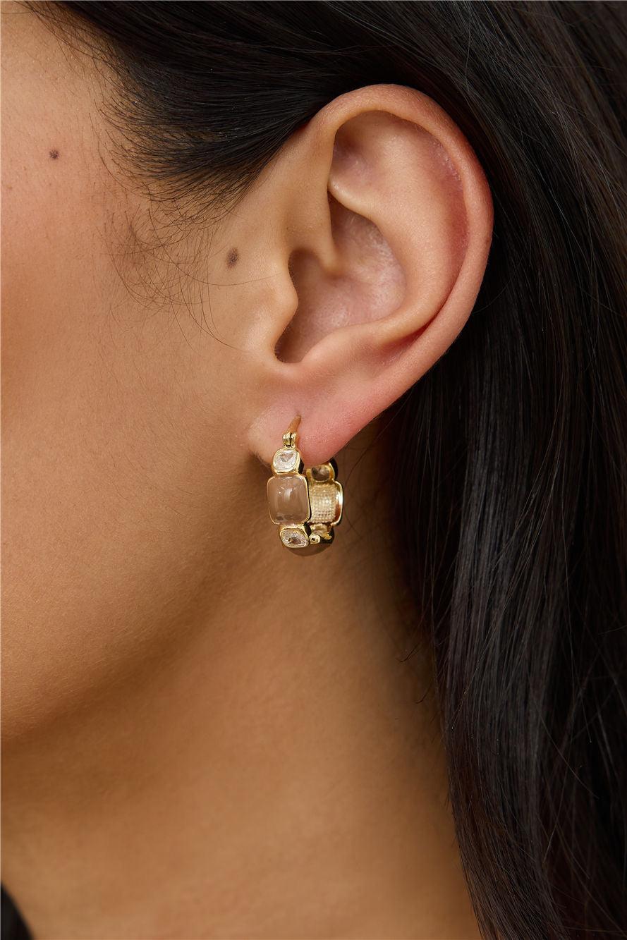 Girly Spark Earrings Gold Product Image