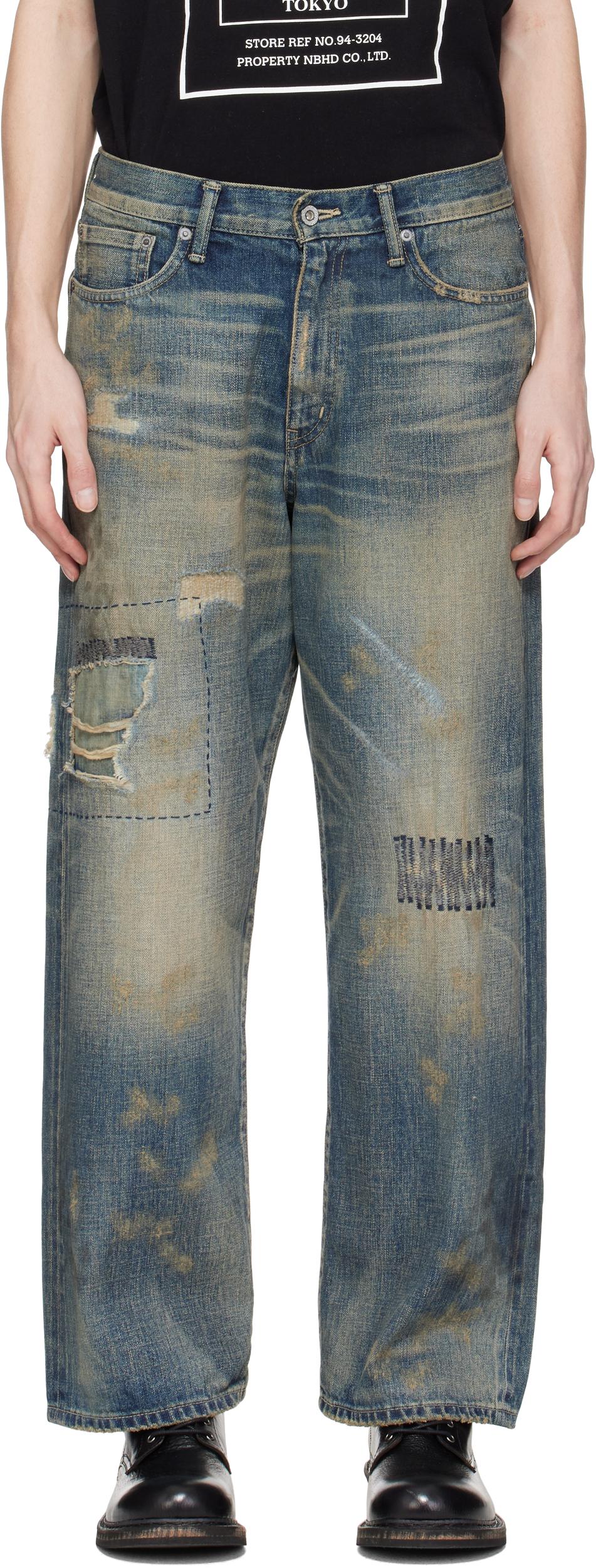 Blue Savage DP Wide Jeans Product Image