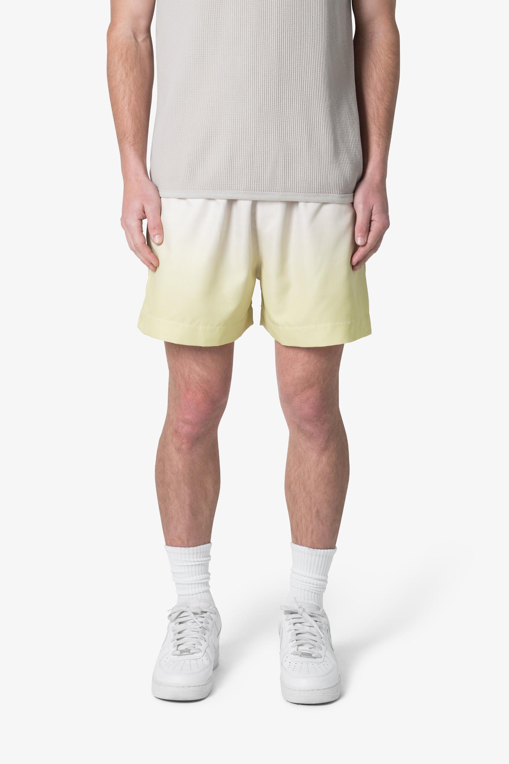 Ombre Summer Shorts - Light Yellow Product Image