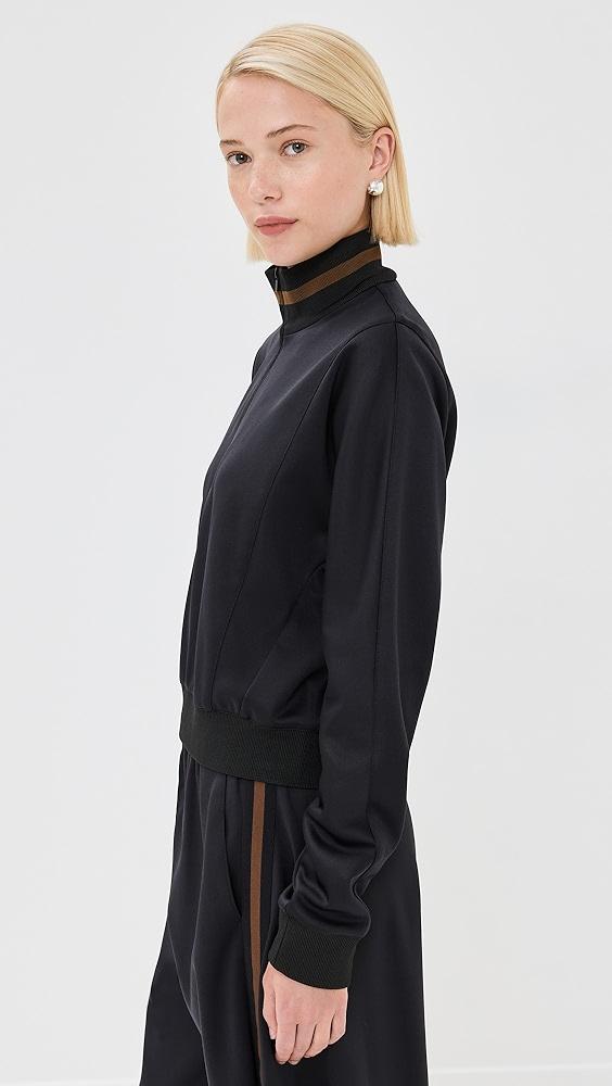 Tibi Active Knit Cropped Sweatshirt | Shopbop Product Image