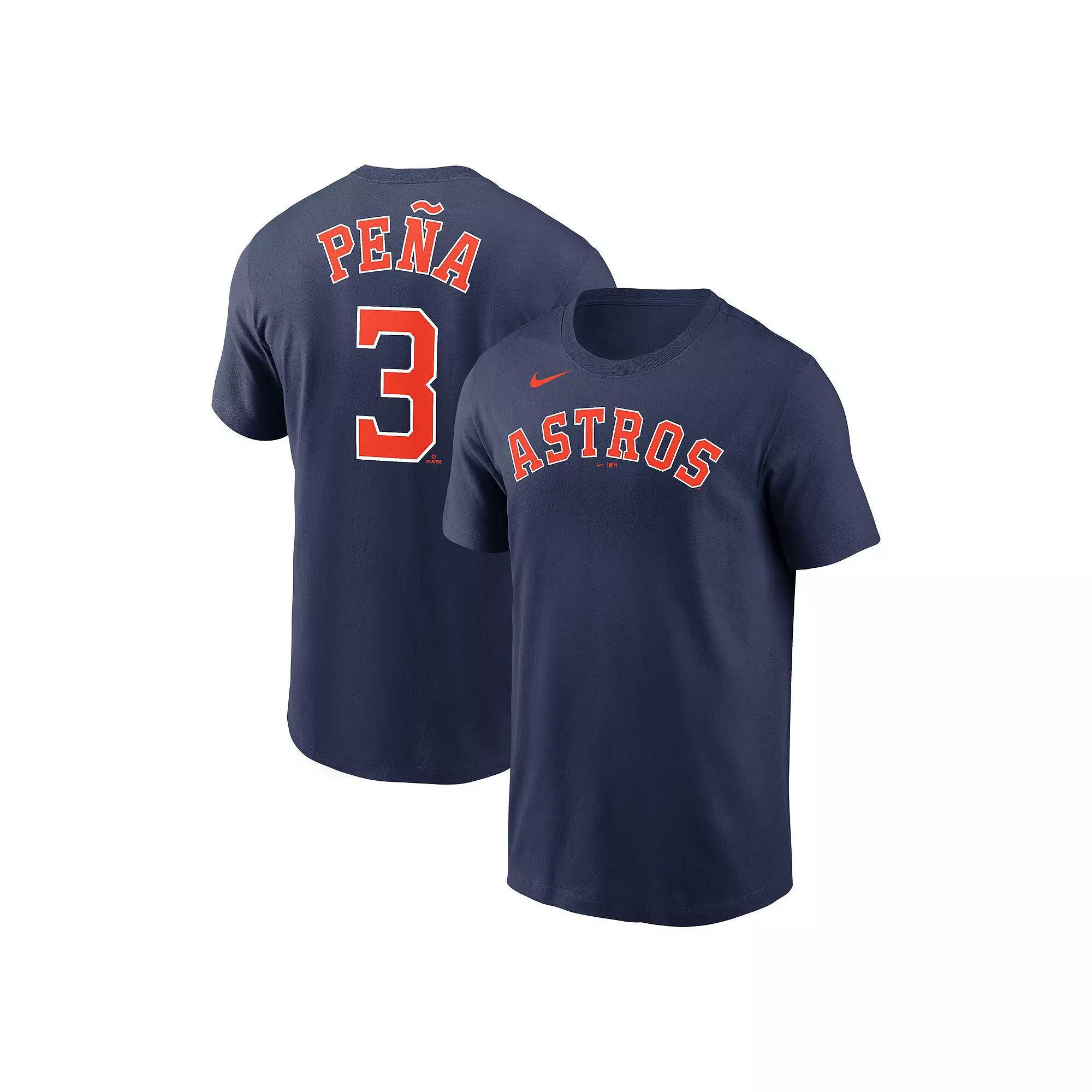 Men's Nike Jeremy Peña Navy Houston Astros Player Name & Number T-Shirt,  Product Image