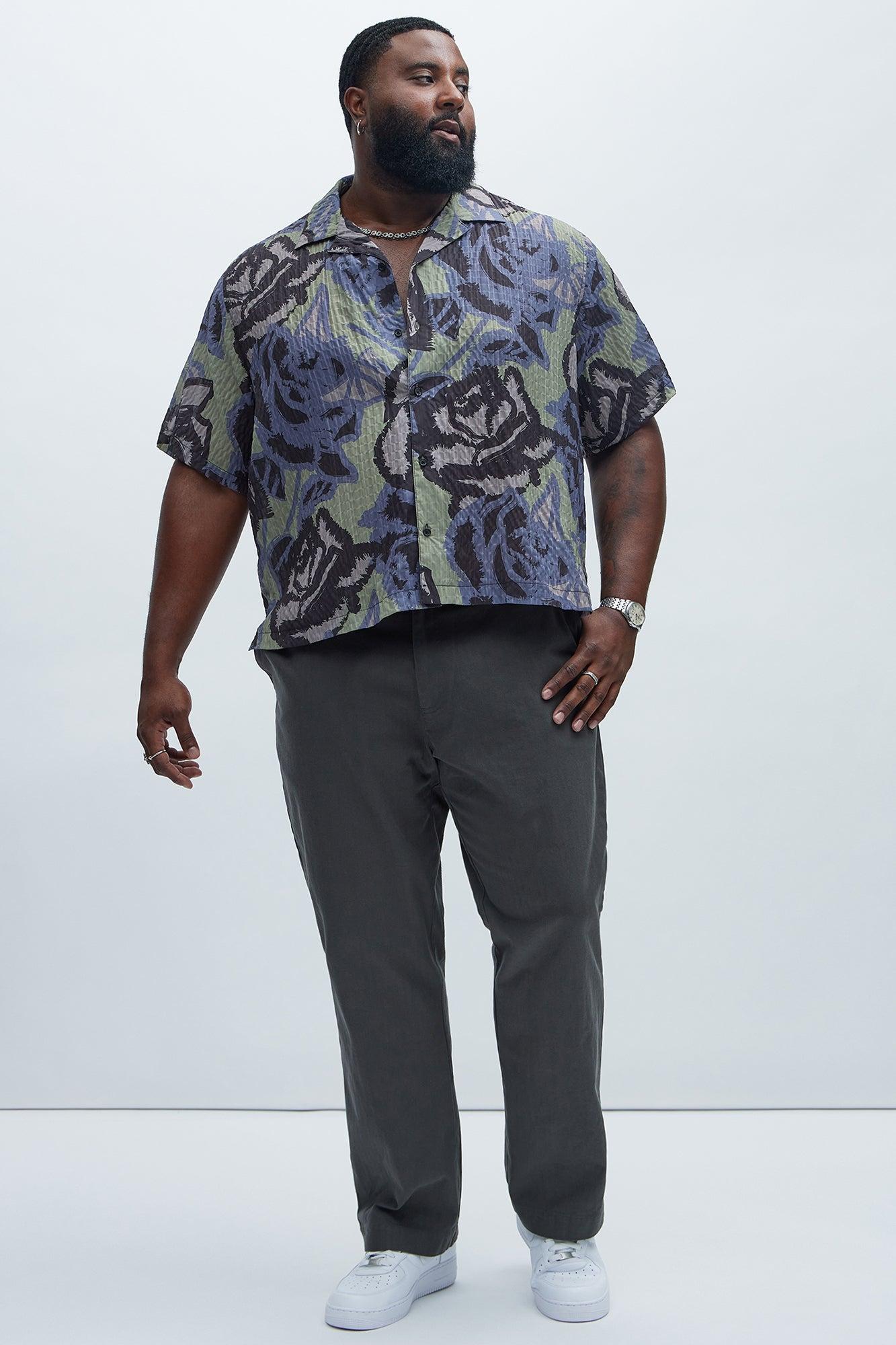 Static Textured Shirt - Black/combo Product Image