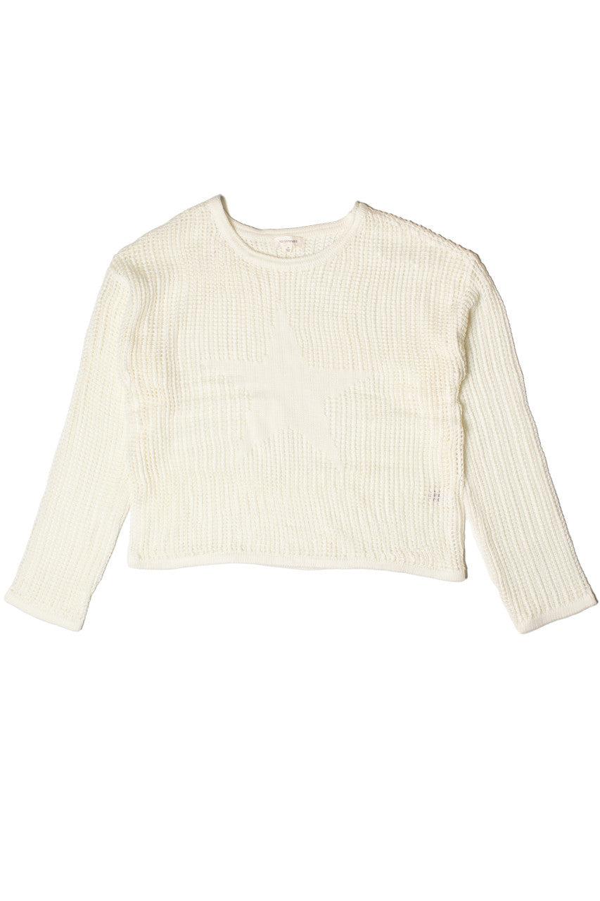 Knit Mesh Sweater Product Image