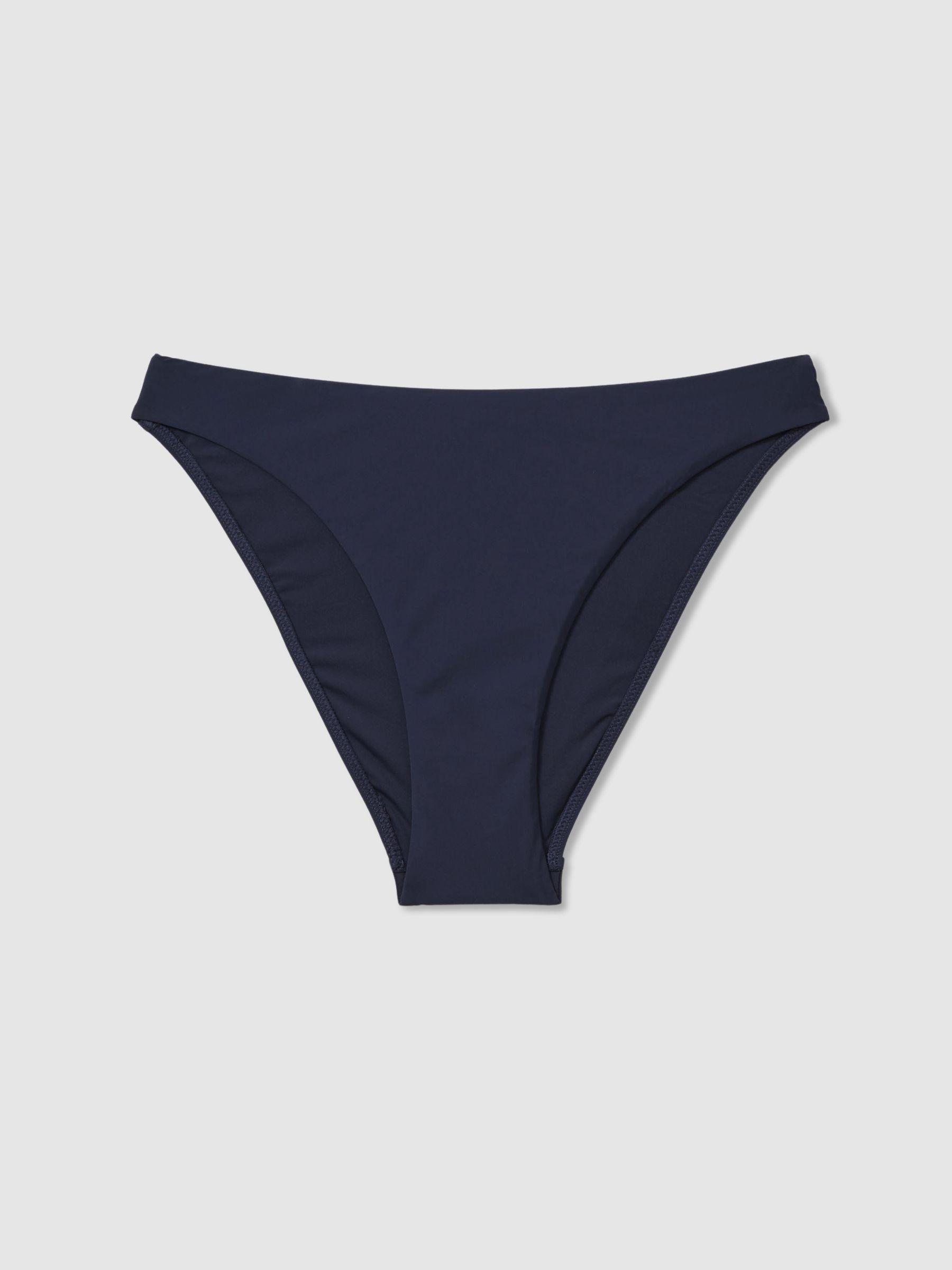 Mid Rise Bikini Bottoms in Navy Product Image
