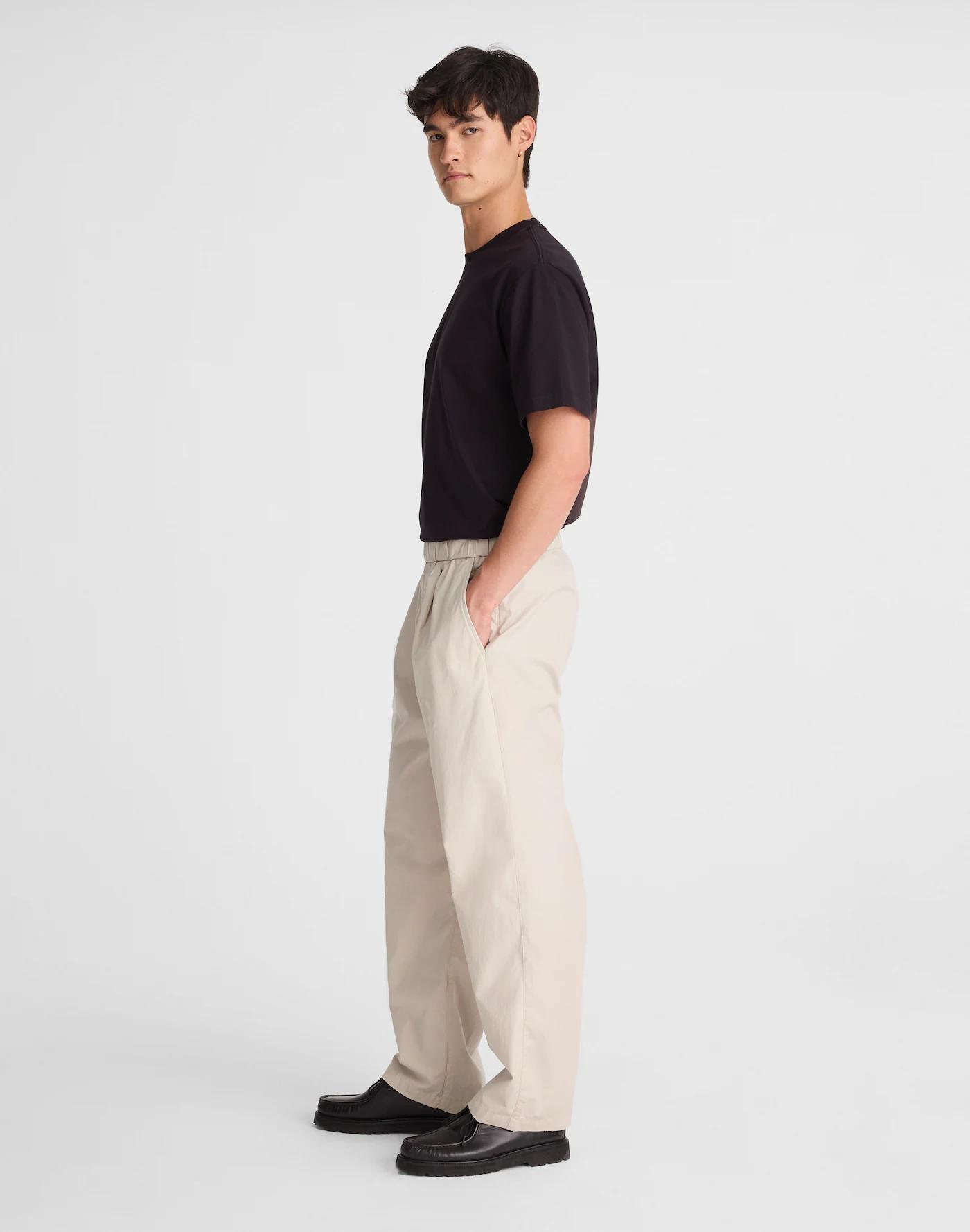Pleated Poplin Pull-On Pant Product Image