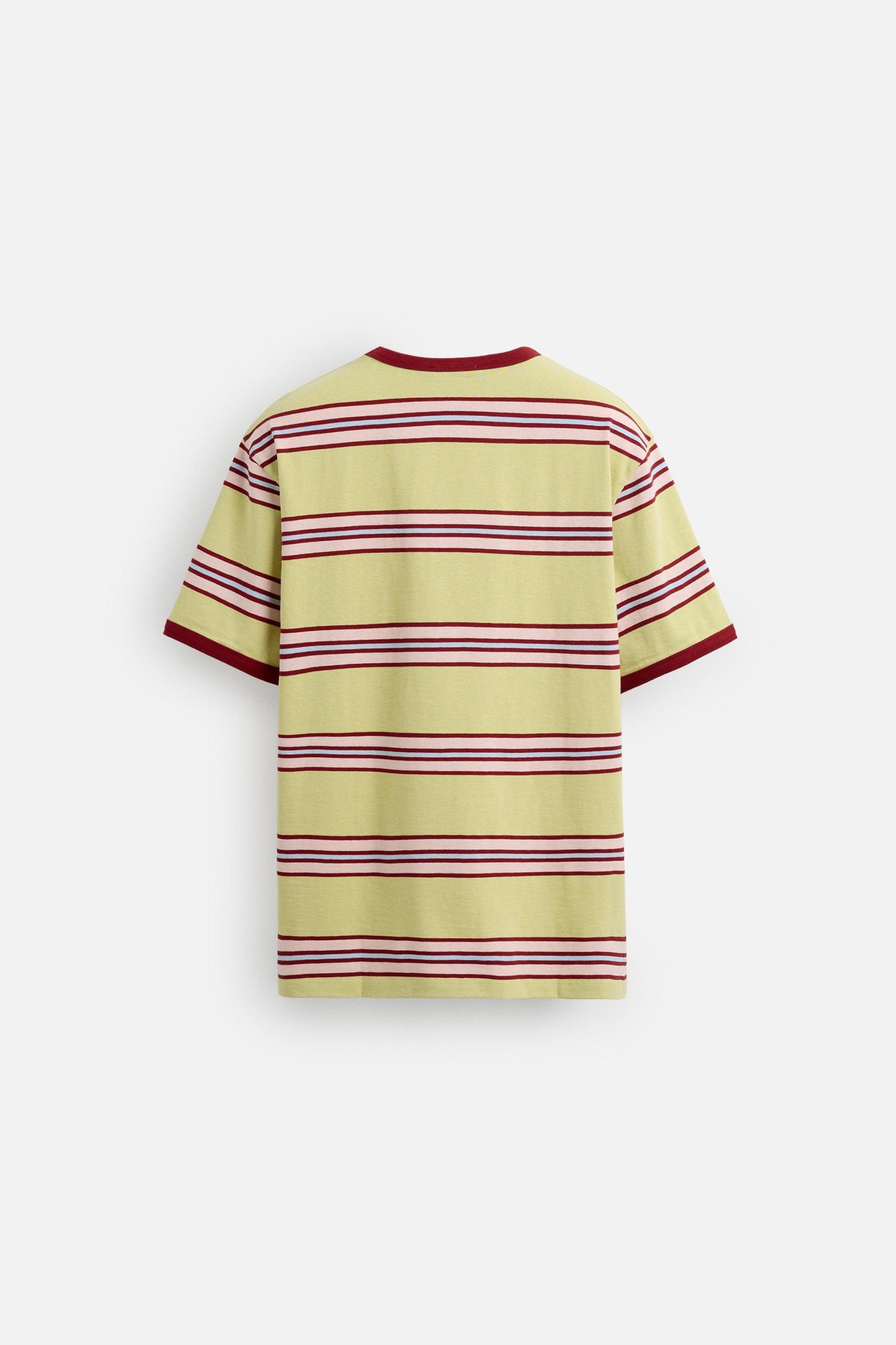 STRIPED CONTRAST T-SHIRT Product Image