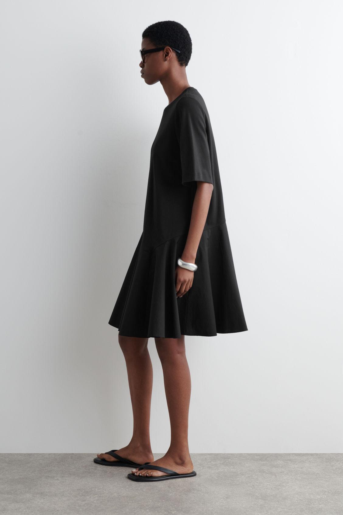 ASYMMETRIC MINI T-SHIRT DRESS Product Image