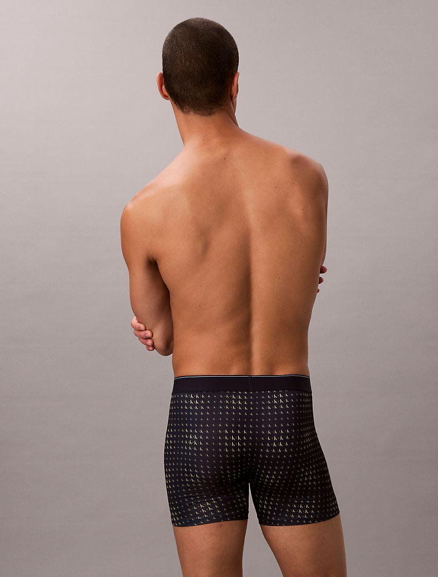 Graphic Monogram Microfiber Stretch Boxer Brief Product Image