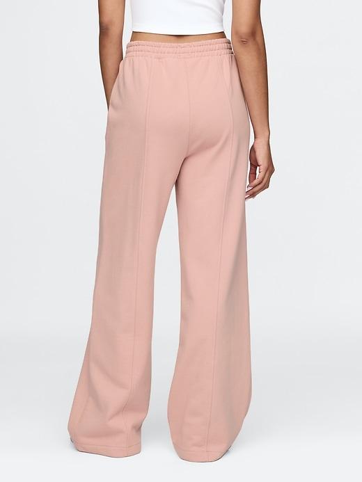 Heavyweight French Terry Seamed Wide-Leg Sweatpants Product Image