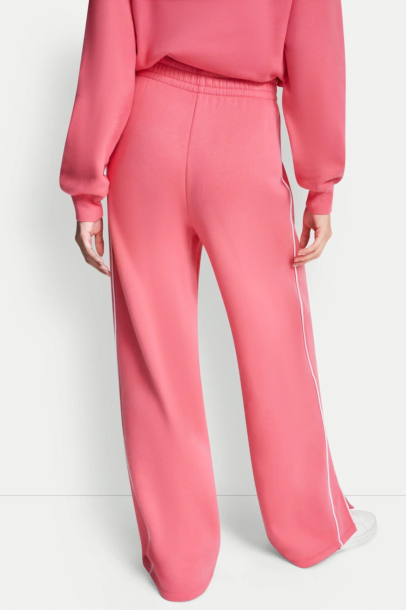 HIGH-RISE PIPED TRACK PANTS Product Image