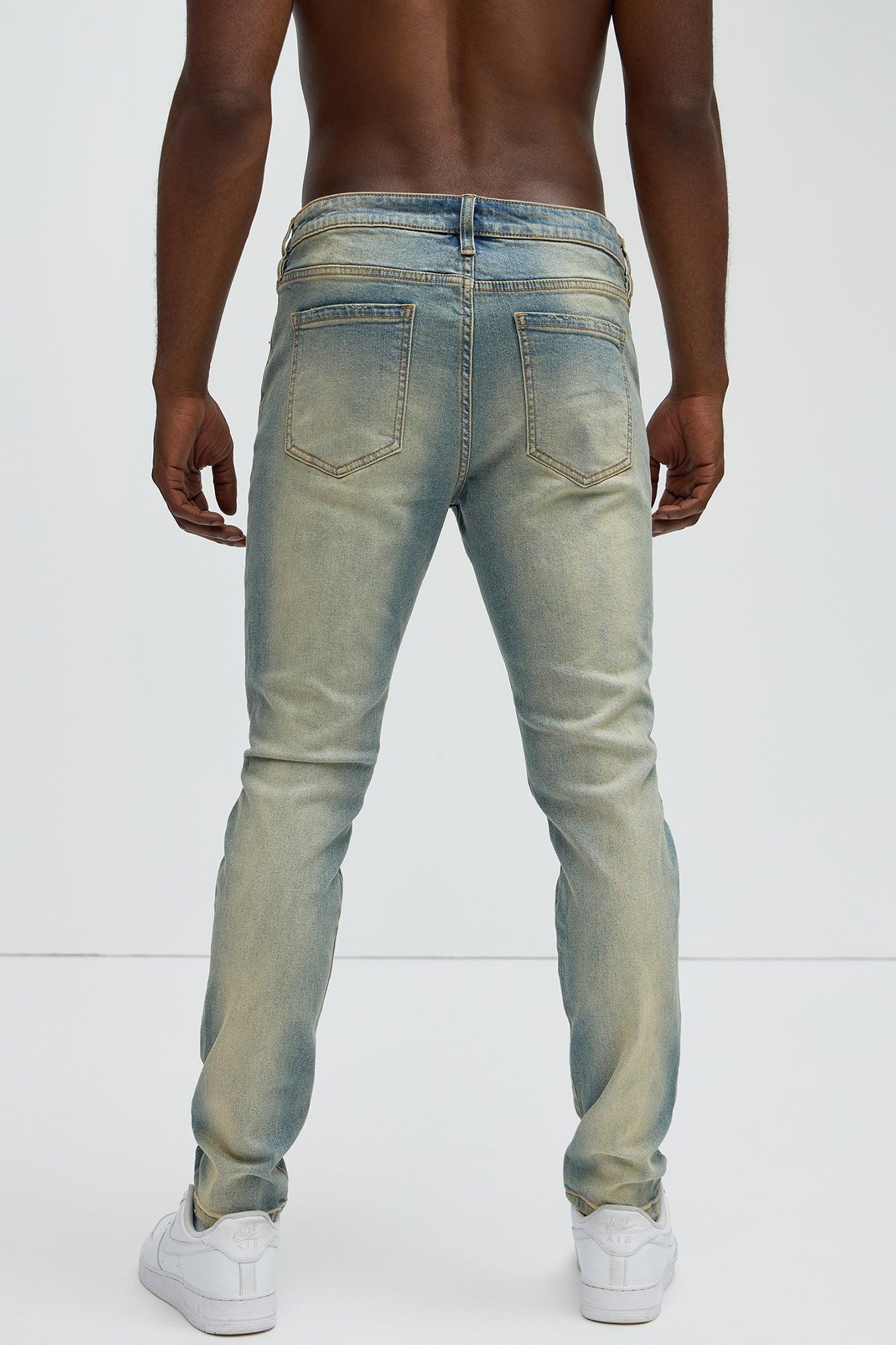 Take No L's Skinny Jean - Vintage Blue Wash Product Image
