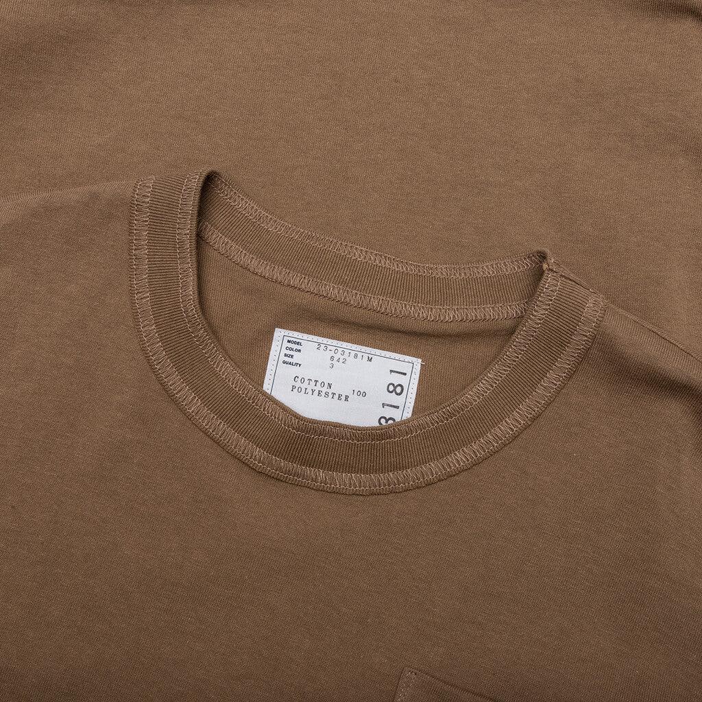 Cotton Jersey T-Shirt - Beige Male Product Image