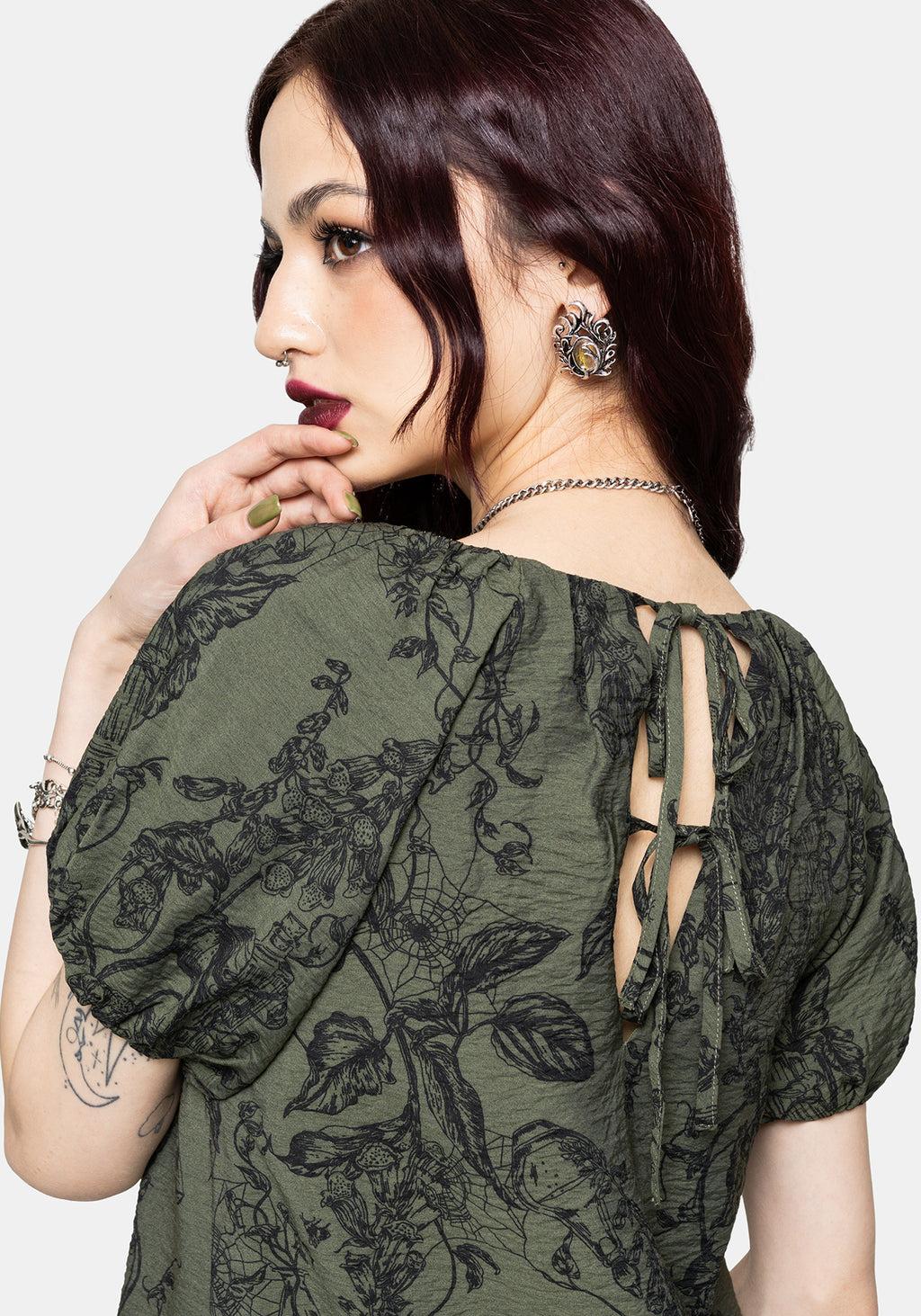 Orla Foxglove Mini Smock Dress Product Image