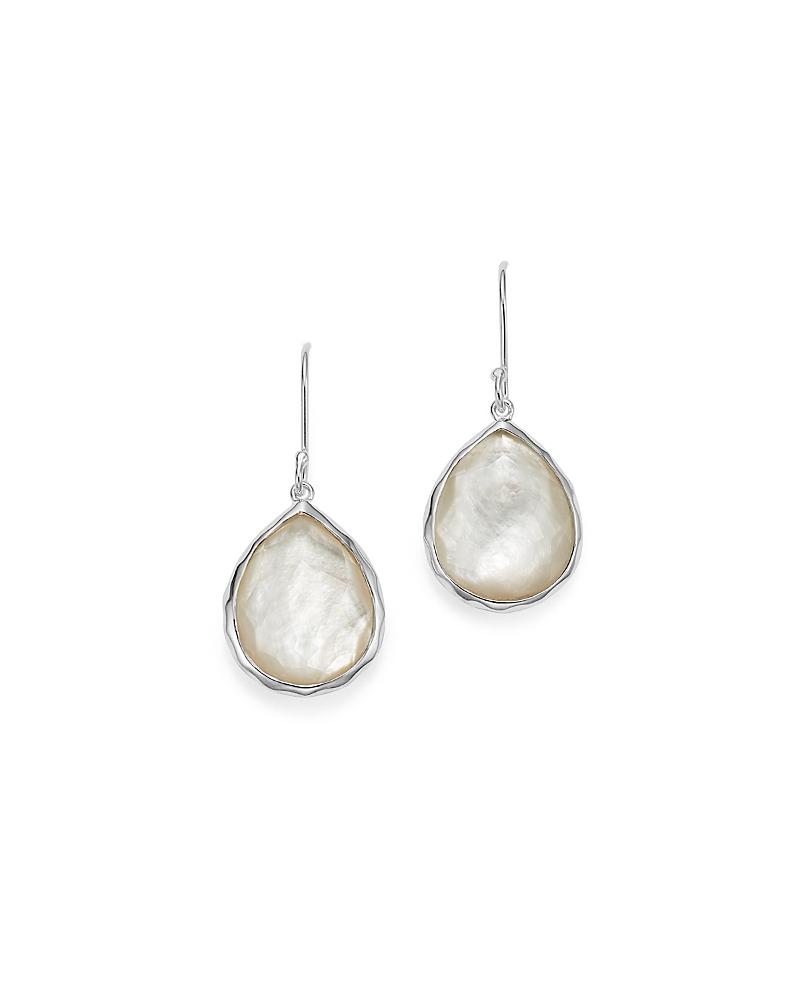 Womens Rock Candy Large Sterling Silver & Doublet Teardrop Earrings Product Image