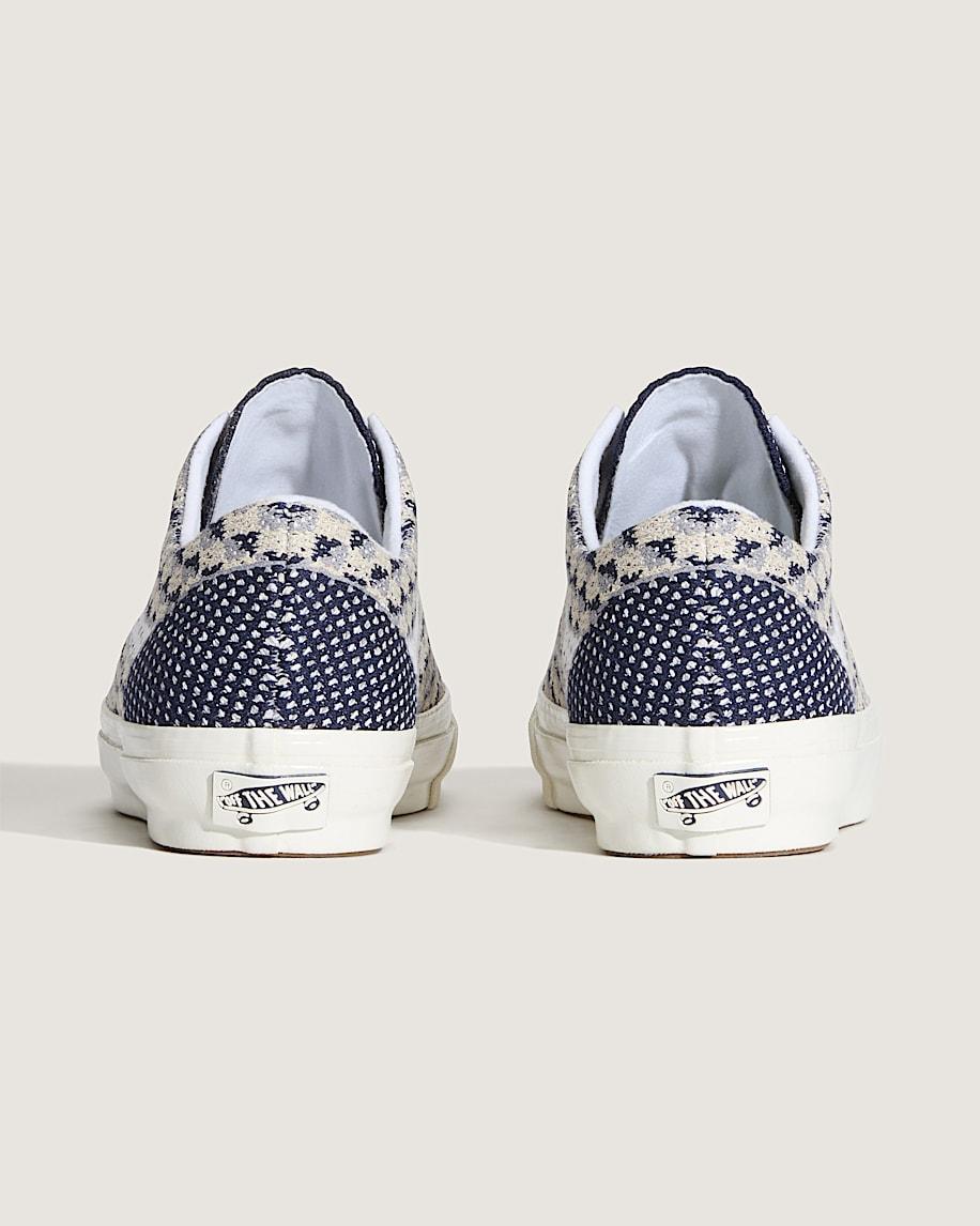 Premium Old Skool Shoe in Geo Check Frost Gray| Vans US Product Image