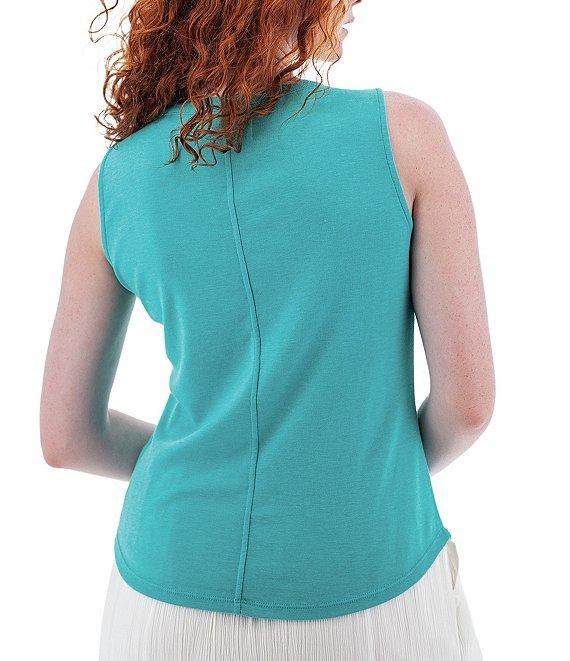 Aventura Sandia Henley Tri-Blend Ribbed Knit Scoop Neck Tank Top Product Image