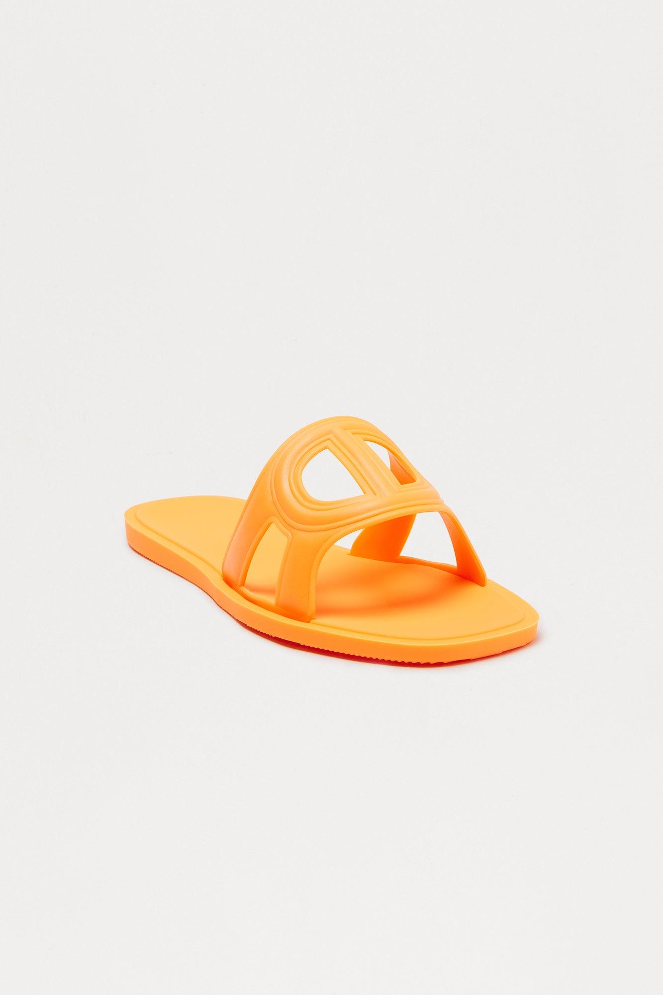 Shawn Slip On Sandals - Orange Female Product Image