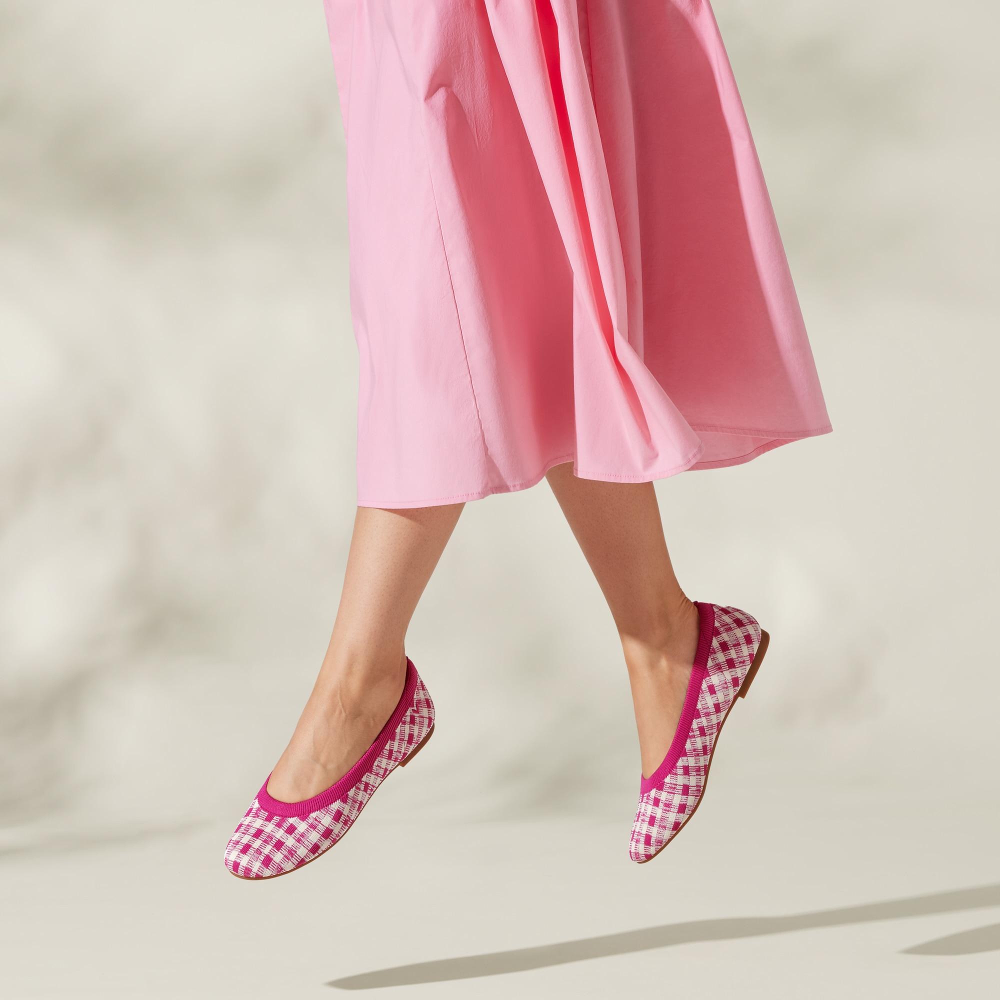 Water-Repellent Round-Toe Walking Flats (Claire Walker) Product Image