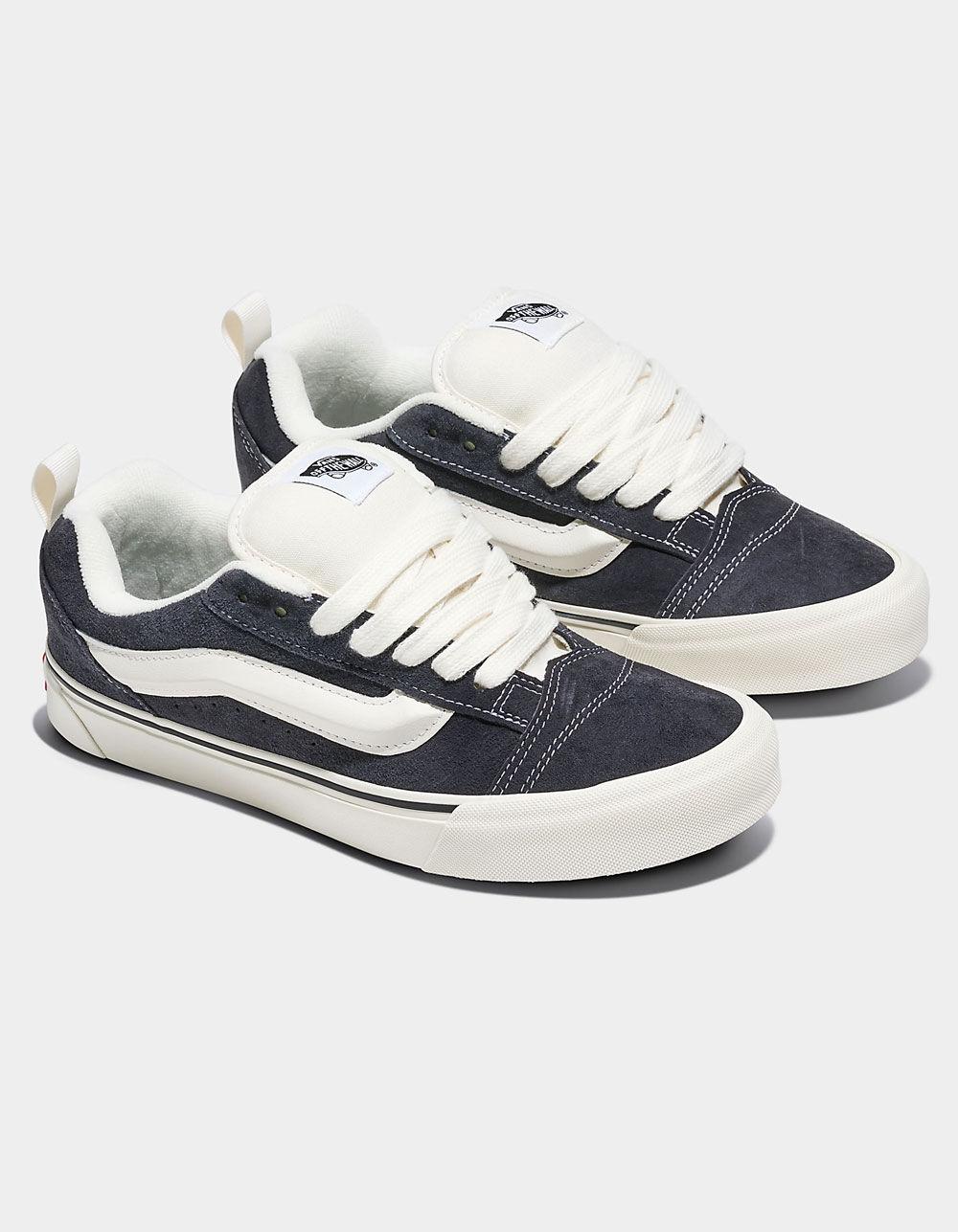 VANS Knu Skool Shoes - GRAY/WHITE Product Image