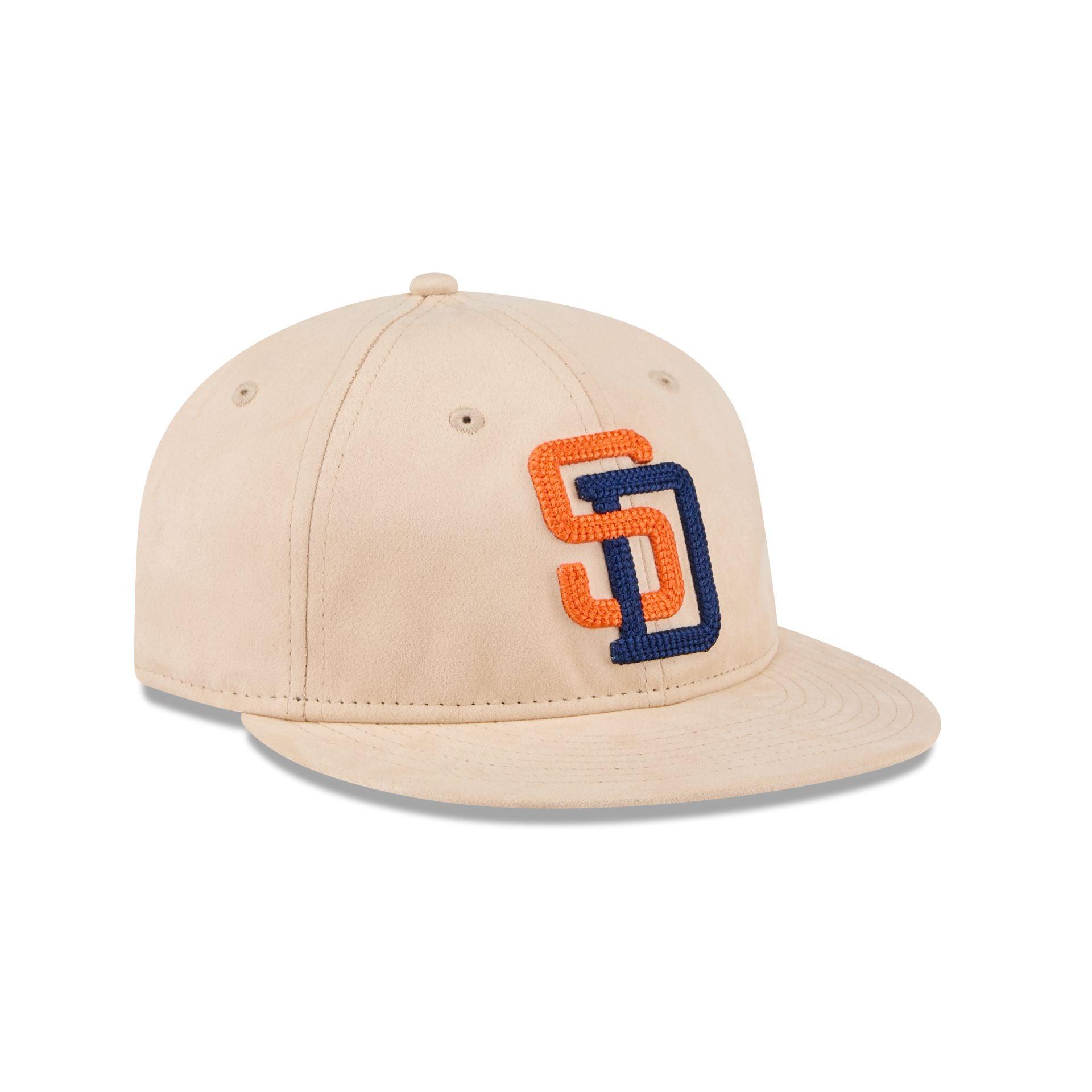 San Diego Padres Stone Suede Retro Crown 9FIFTY Snapback Hat Male Product Image