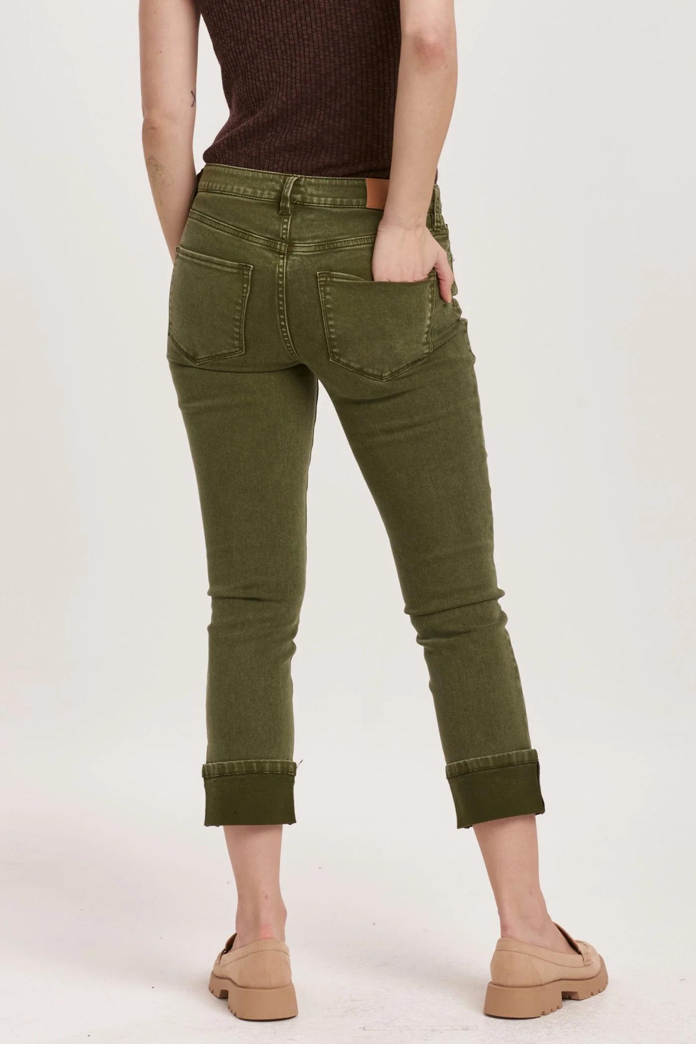 Blaire High Rise Cuffed Jeans Product Image