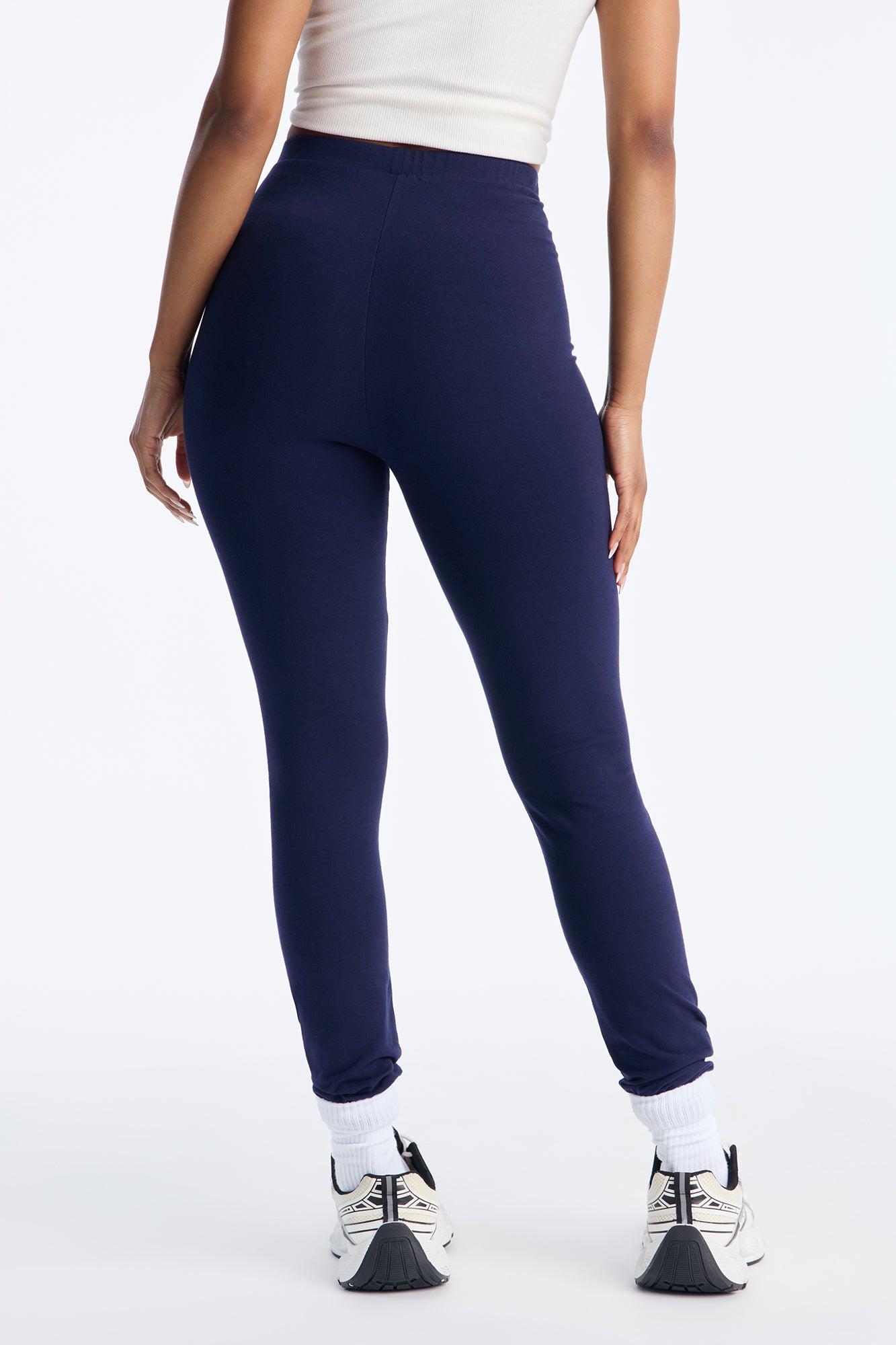 Quinn High Rise Everyday Cotton Legging 29″ - Navy Female Product Image