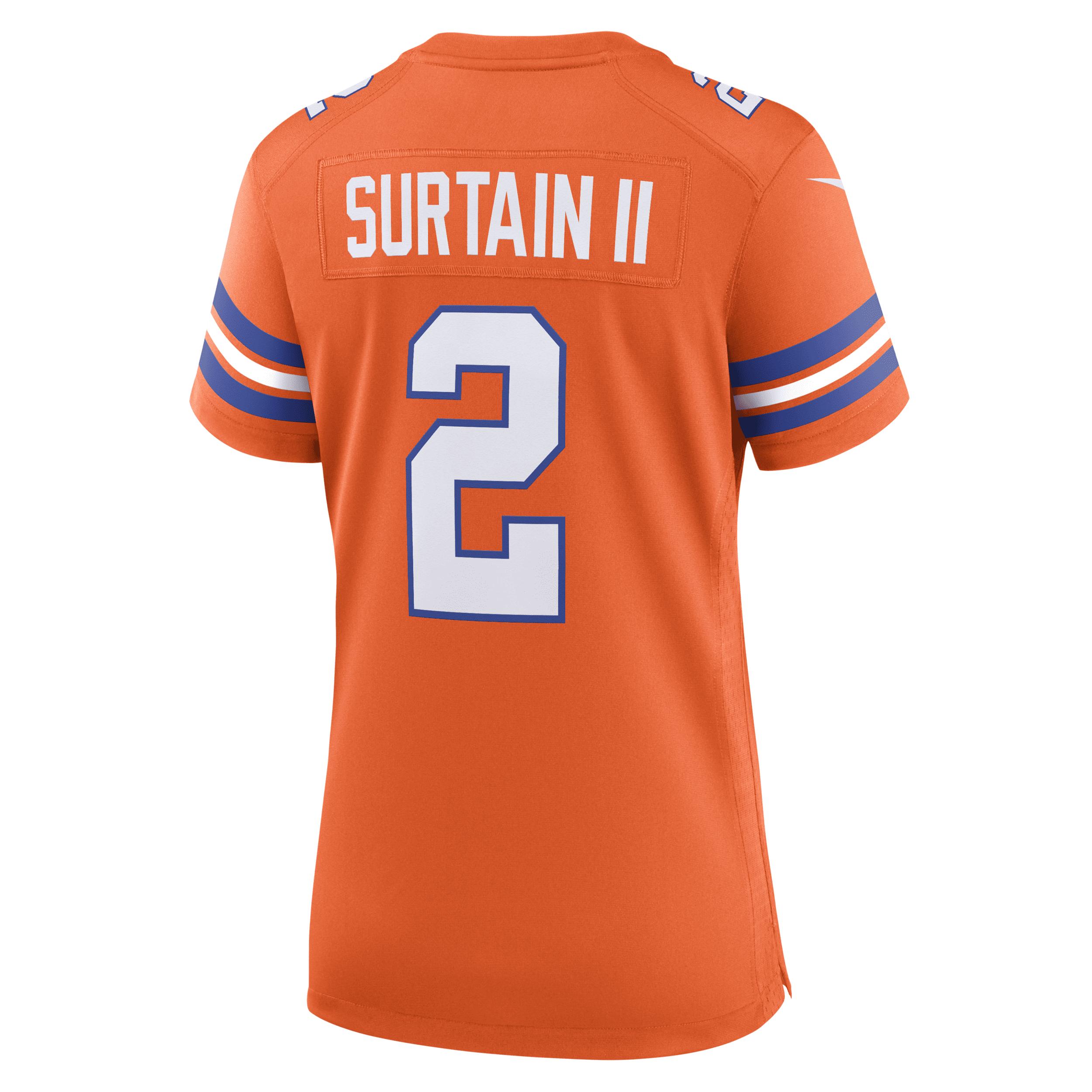Patrick Surtain II Denver Broncos Nike Womens NFL Game Football Jersey | 67NW0B8L8WF-PZ1 Product Image
