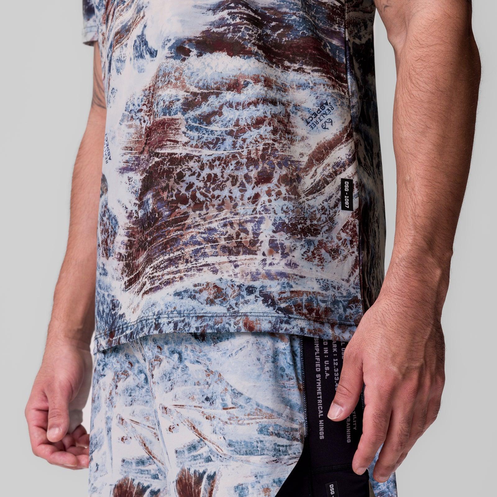 1087. Tetra-Lite® Ice Zip Tee - Realtree® Aspect Product Image