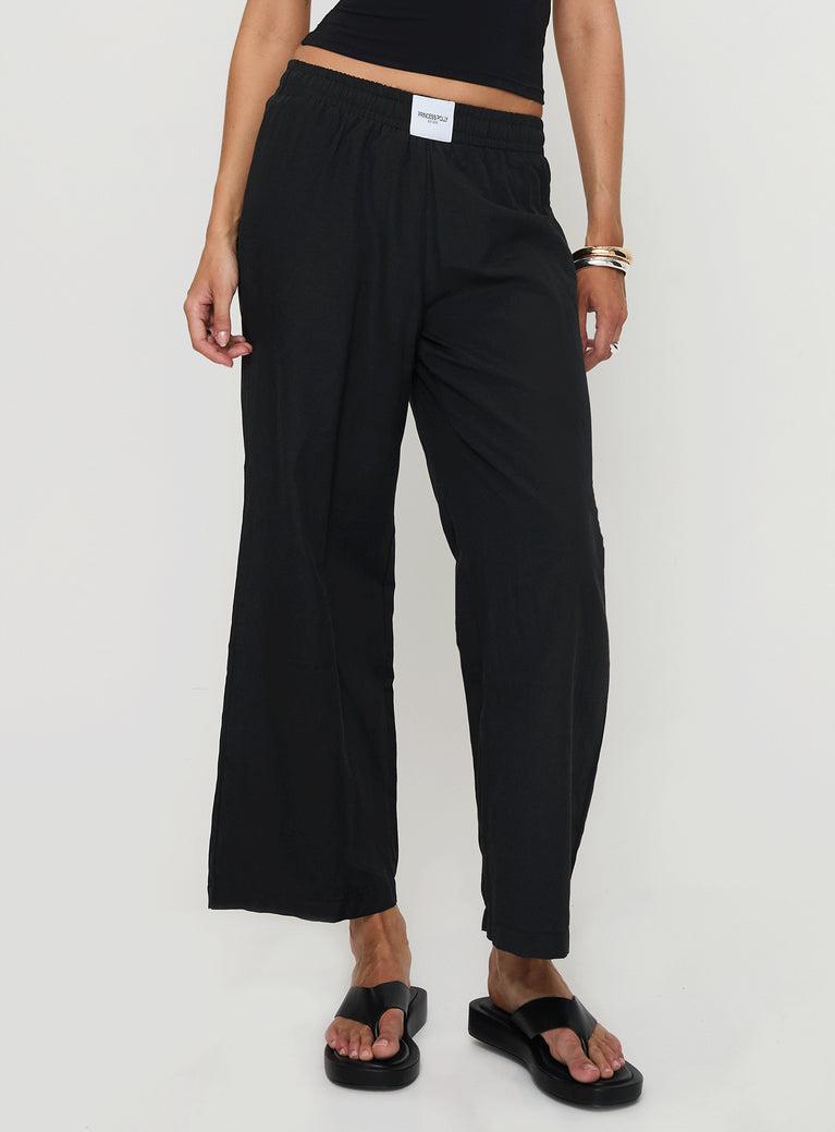 Beach House Pants Black Product Image