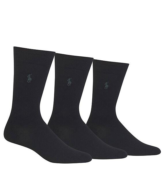 Polo Ralph Lauren Big & Tall Super Soft Dress Socks 3-Pack Product Image