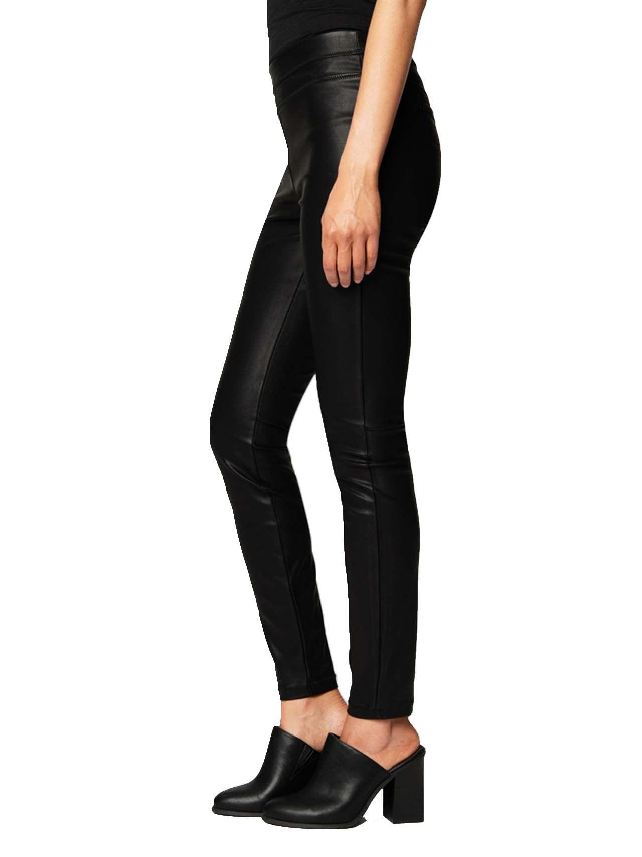 Vegan Leather High Rise Pants Product Image