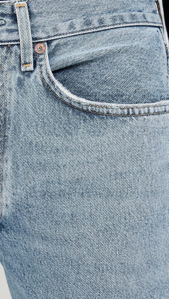 AGOLDE Lana Mid Rise Straight Jeans Product Image