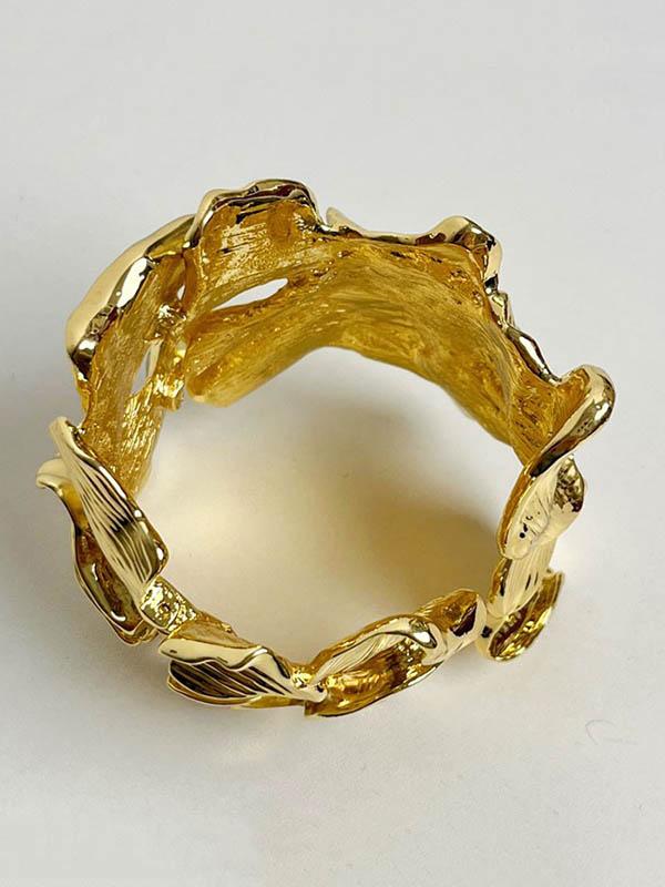 Geometric Pleated Solid Color Bracelet Accessories Product Image