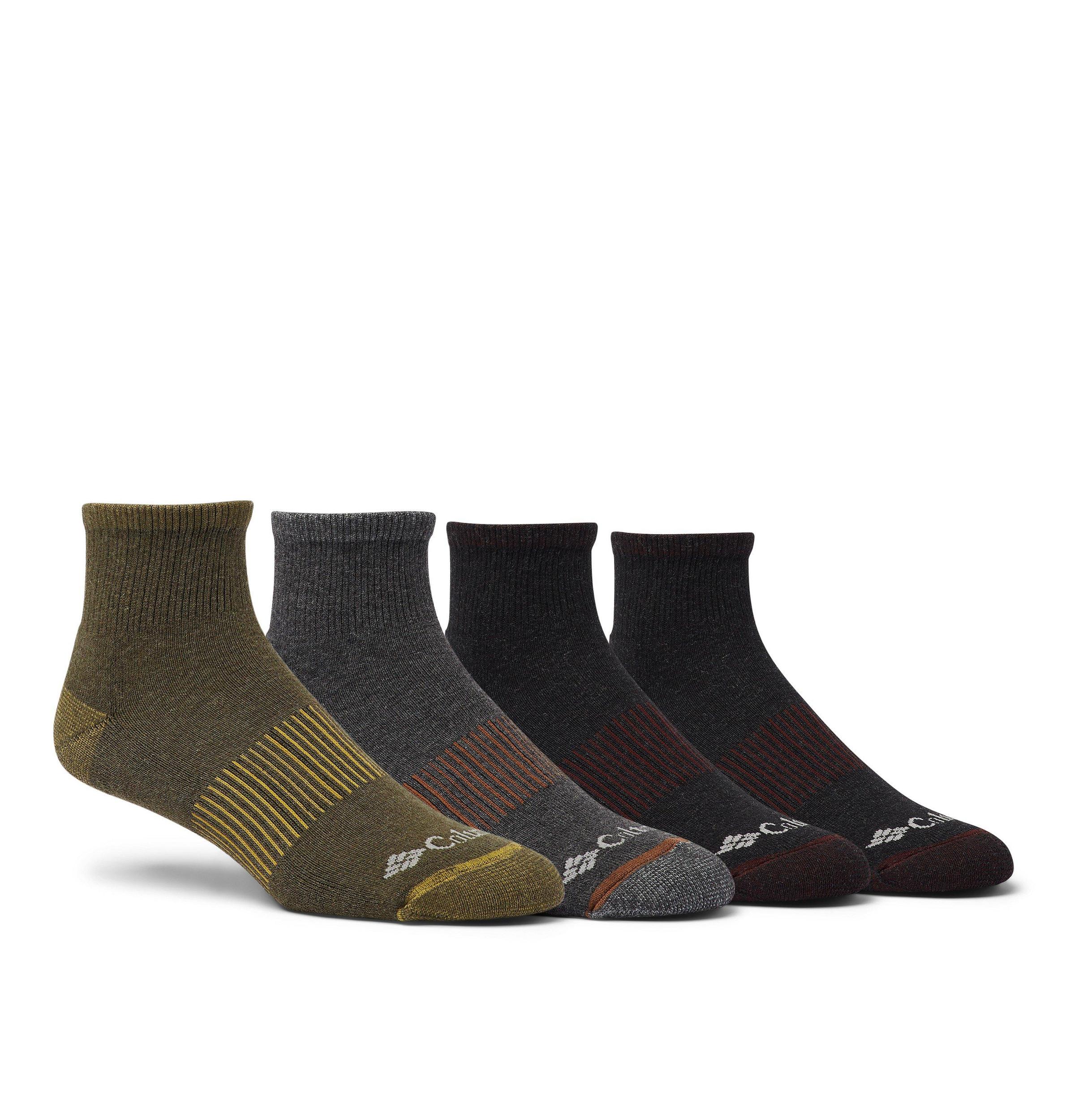 Columbia Men's Heather Rib Quarter Socks - 4 Pack- Product Image