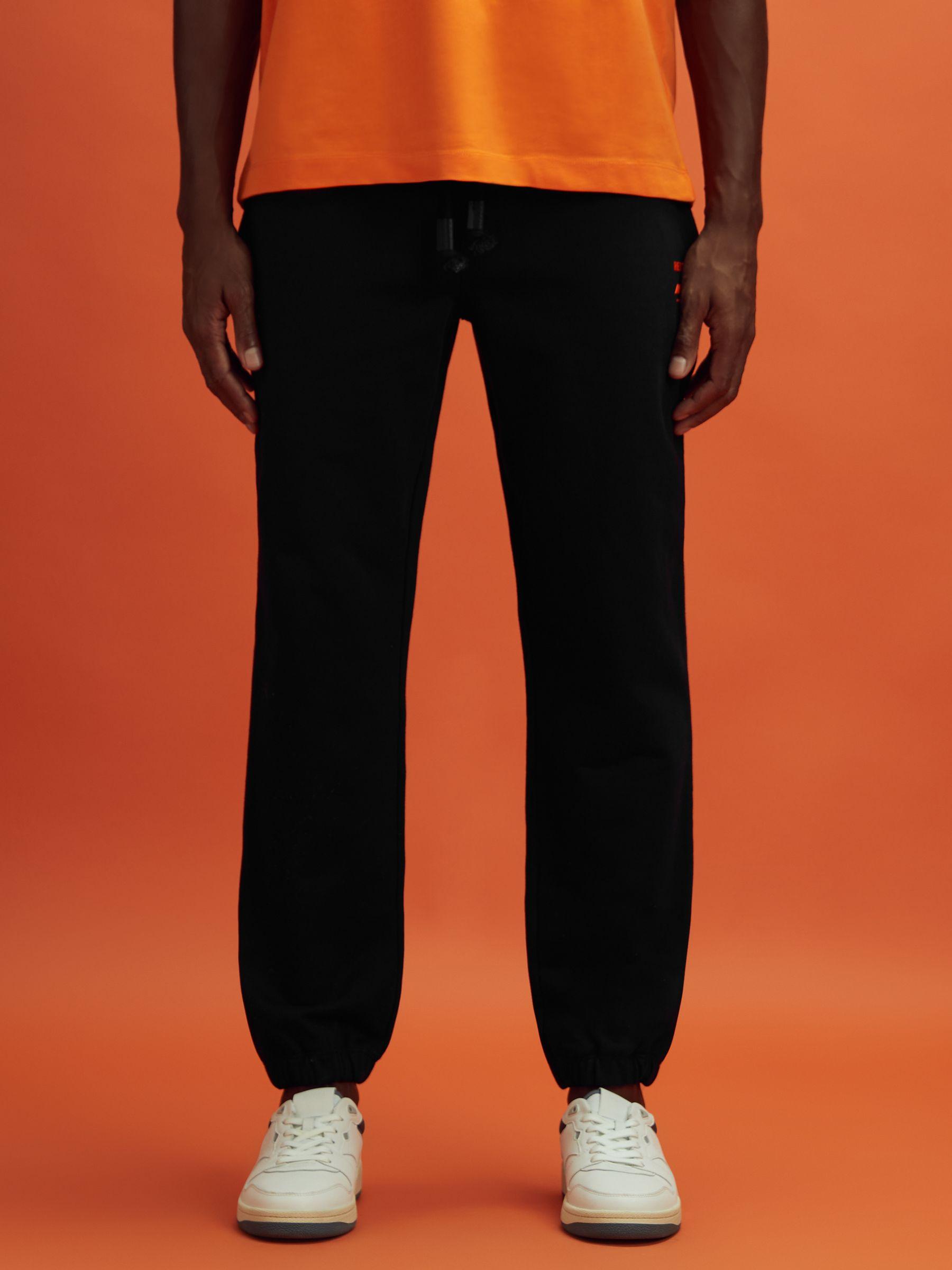 McLaren F1 Cotton Drawstring Joggers in Black Product Image