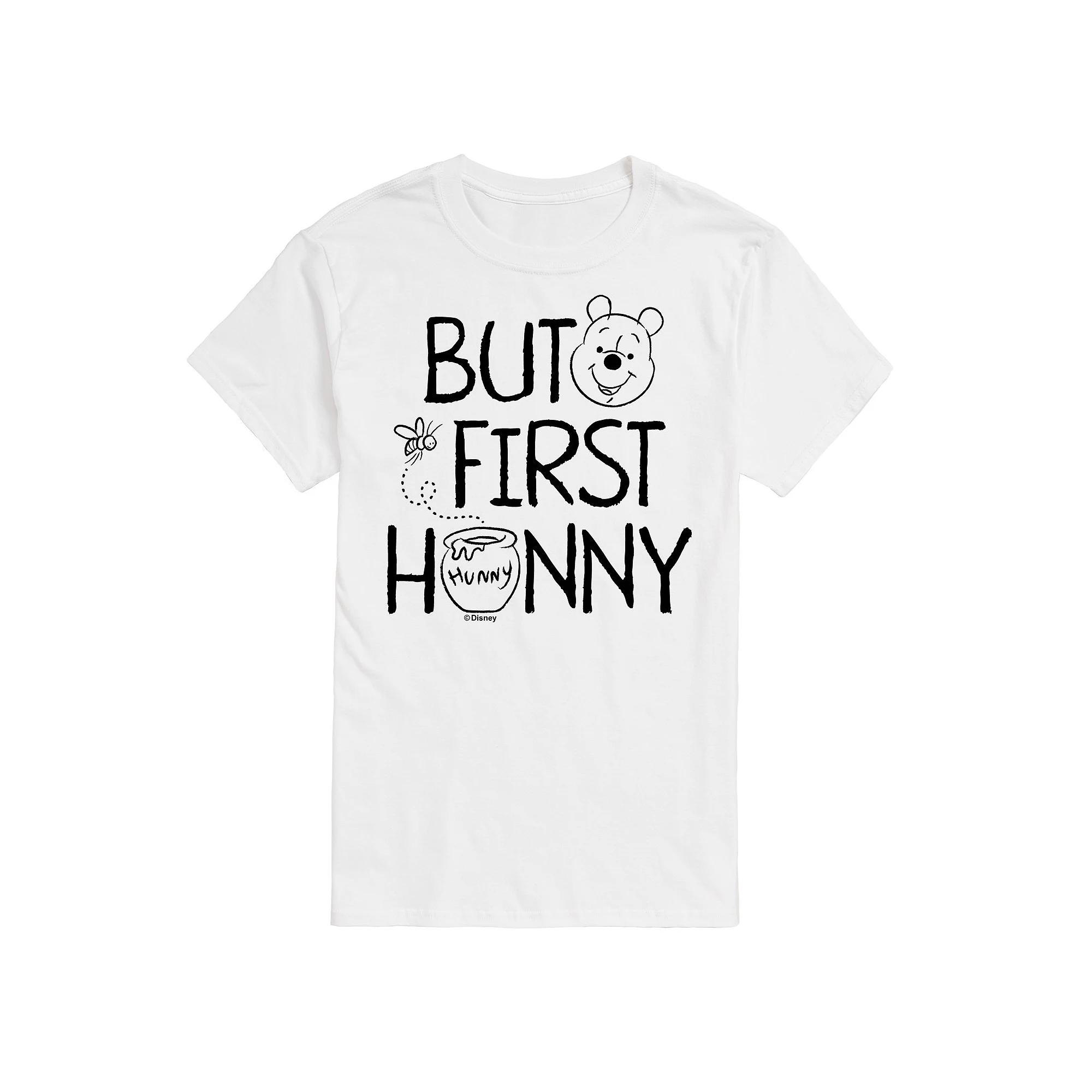Disney's Winnie the Pooh Big & Tall But First Hunny Graphic Tee, Men's,  Product Image