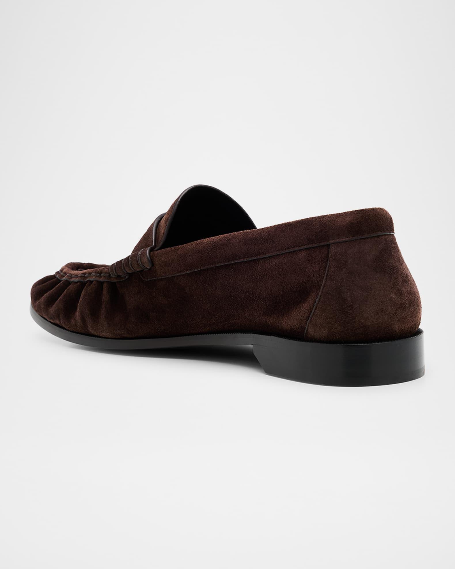 Men's Suede Cassandre Penny Loafers Product Image