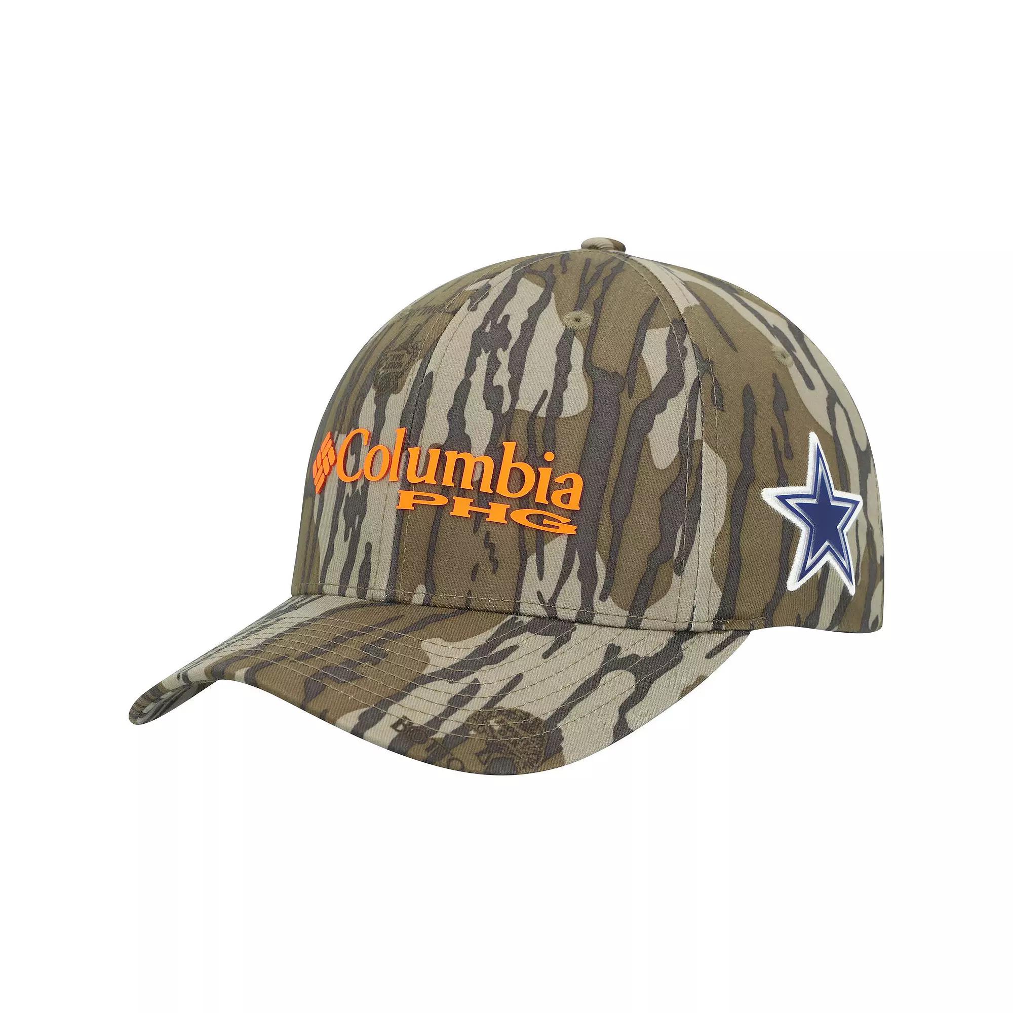 Men's Columbia Camo Dallas Cowboys PHG Flex Hat, Size: Large/XL, Green Product Image