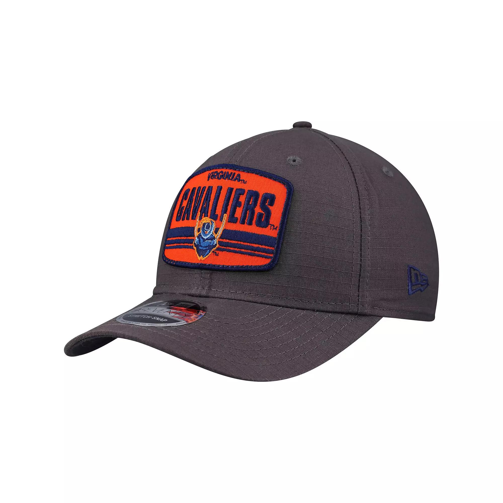 Men's New Era Charcoal Virginia Cavaliers Team Elevated 9SEVENTY Adjustable Hat Product Image